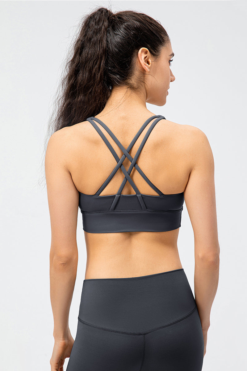 Strappy Back Sports Bra