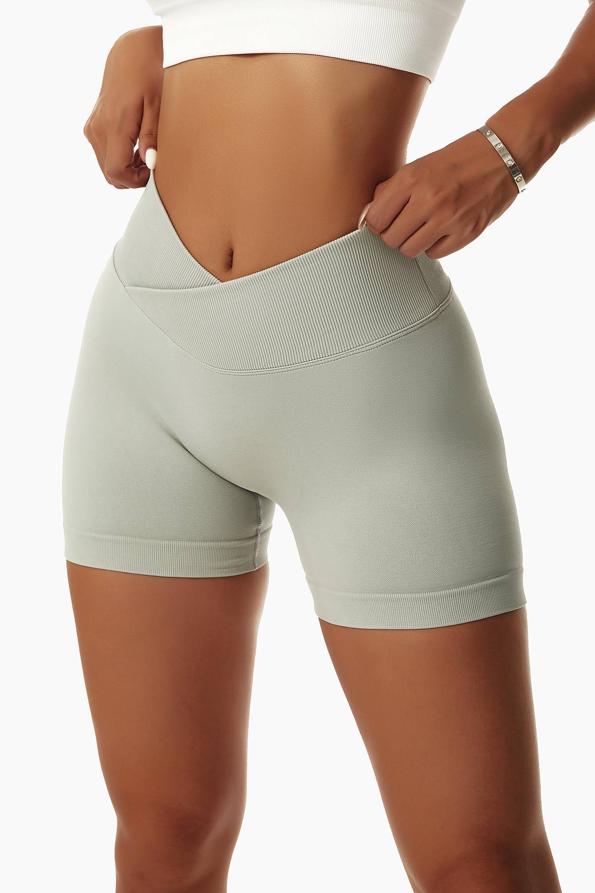 V-Cut Scrunch Butt Shorts