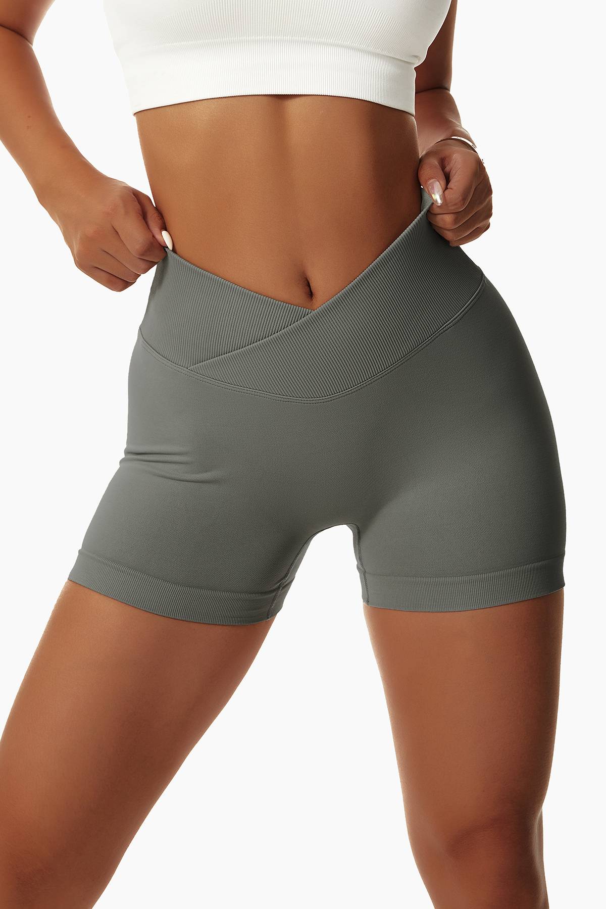 V-Cut Scrunch Butt Shorts