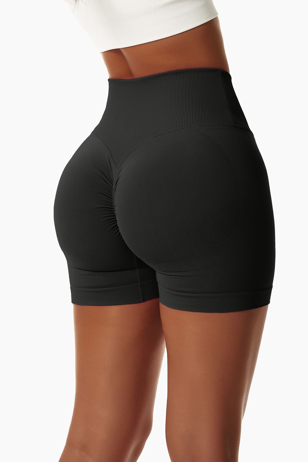 V-Cut Scrunch Butt Shorts