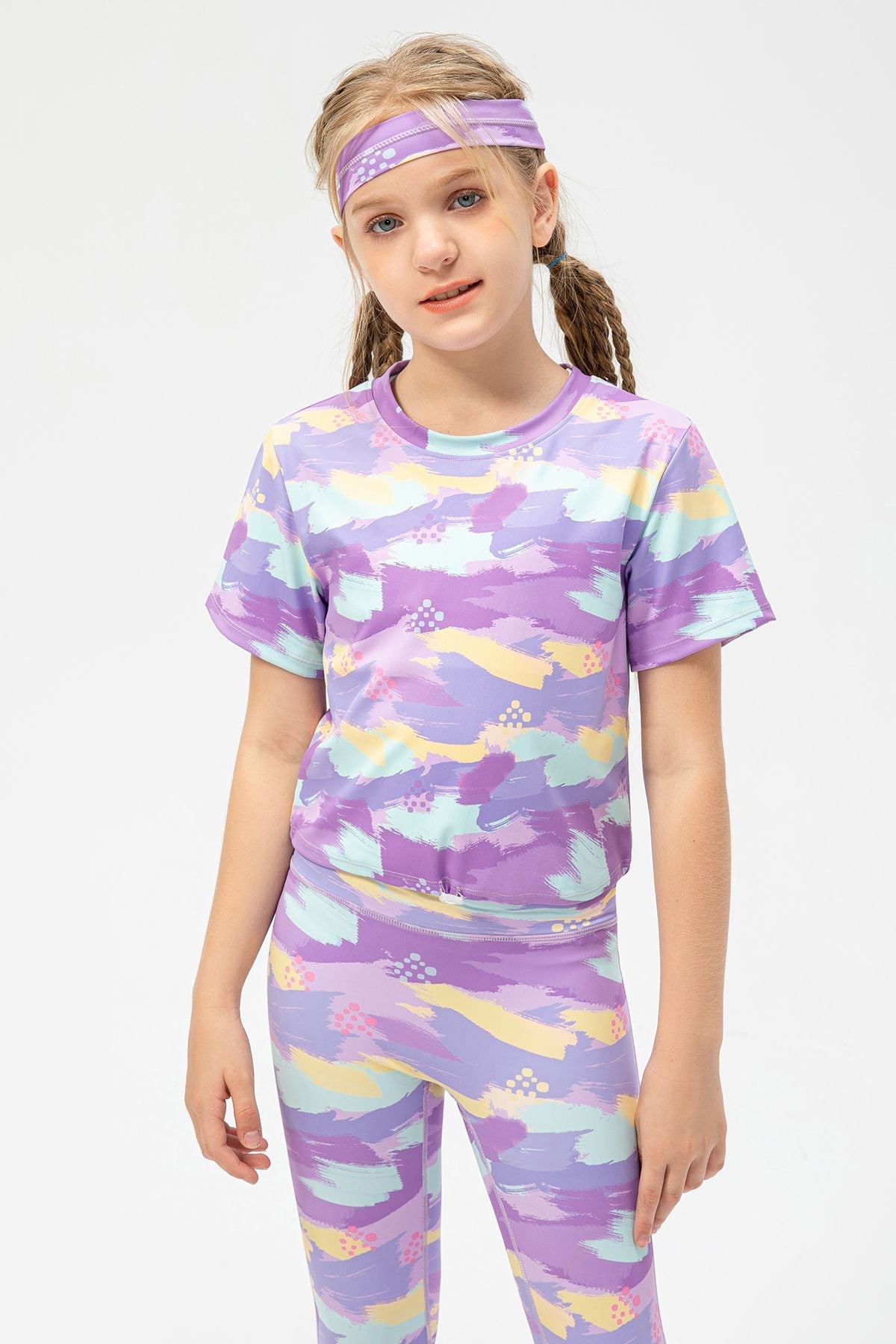 Printed Crew Neck T-Shirts for Girls