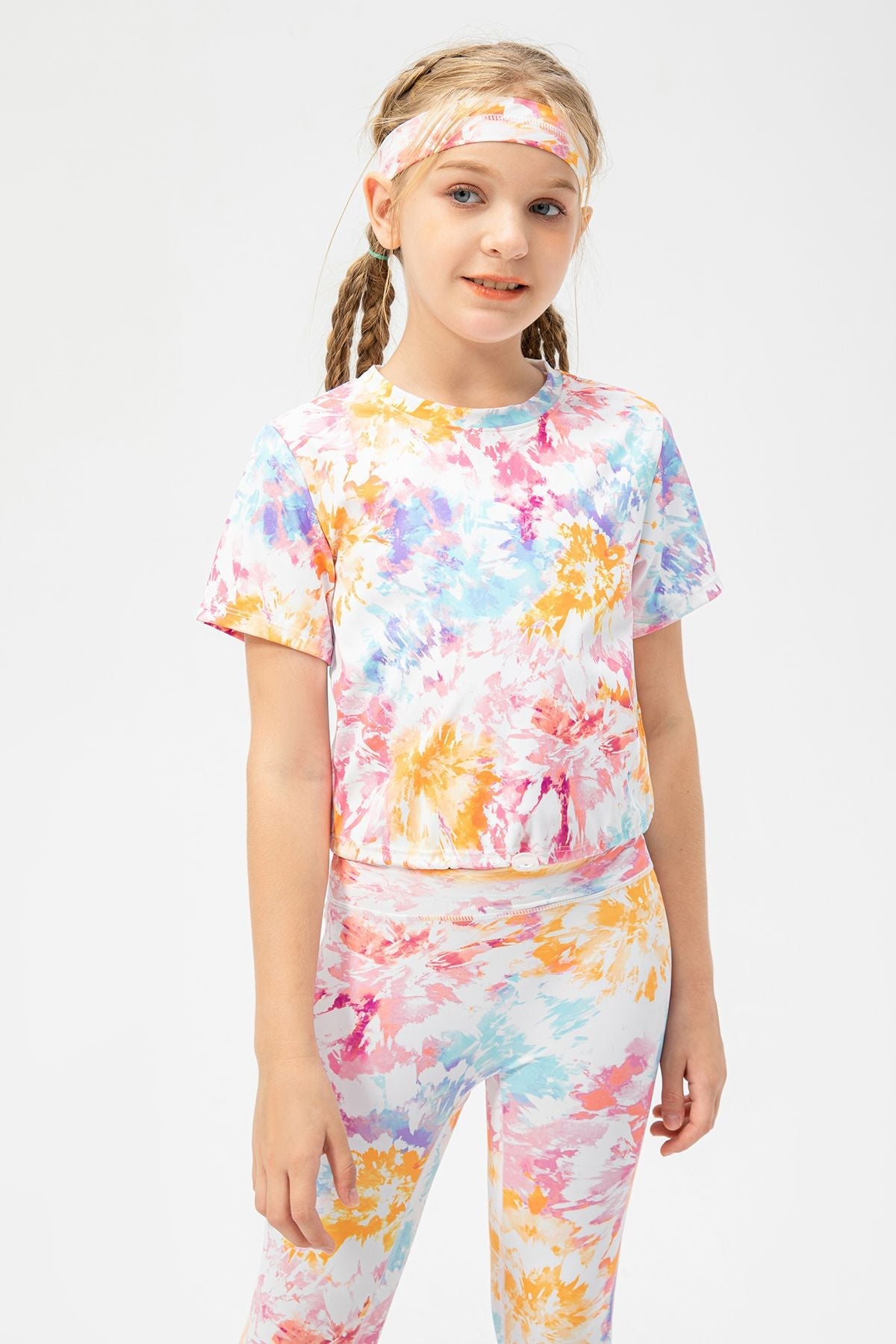 Printed Crew Neck T-Shirts for Girls