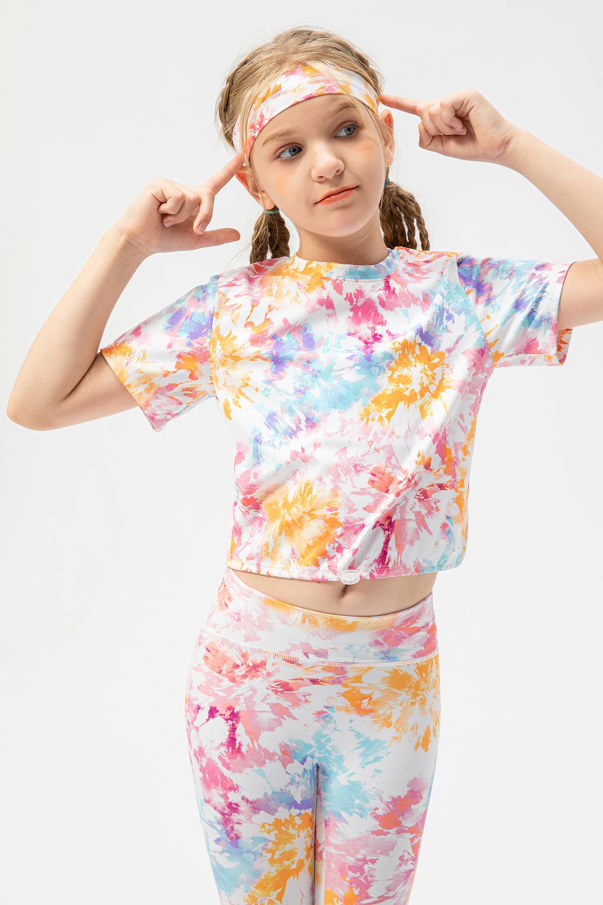 Printed Crew Neck T-Shirts for Girls