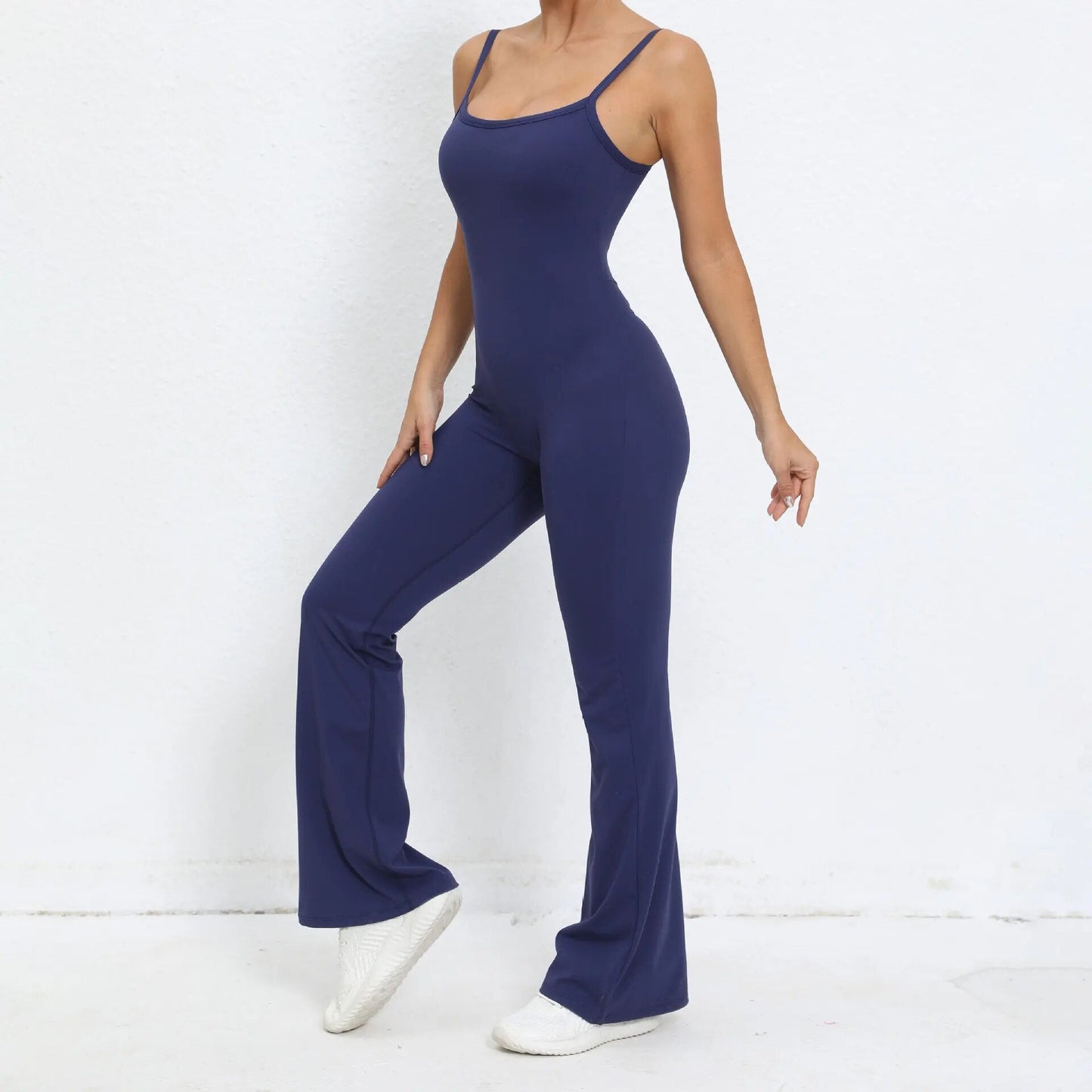 Essential Strappy Flared Jumpsuit