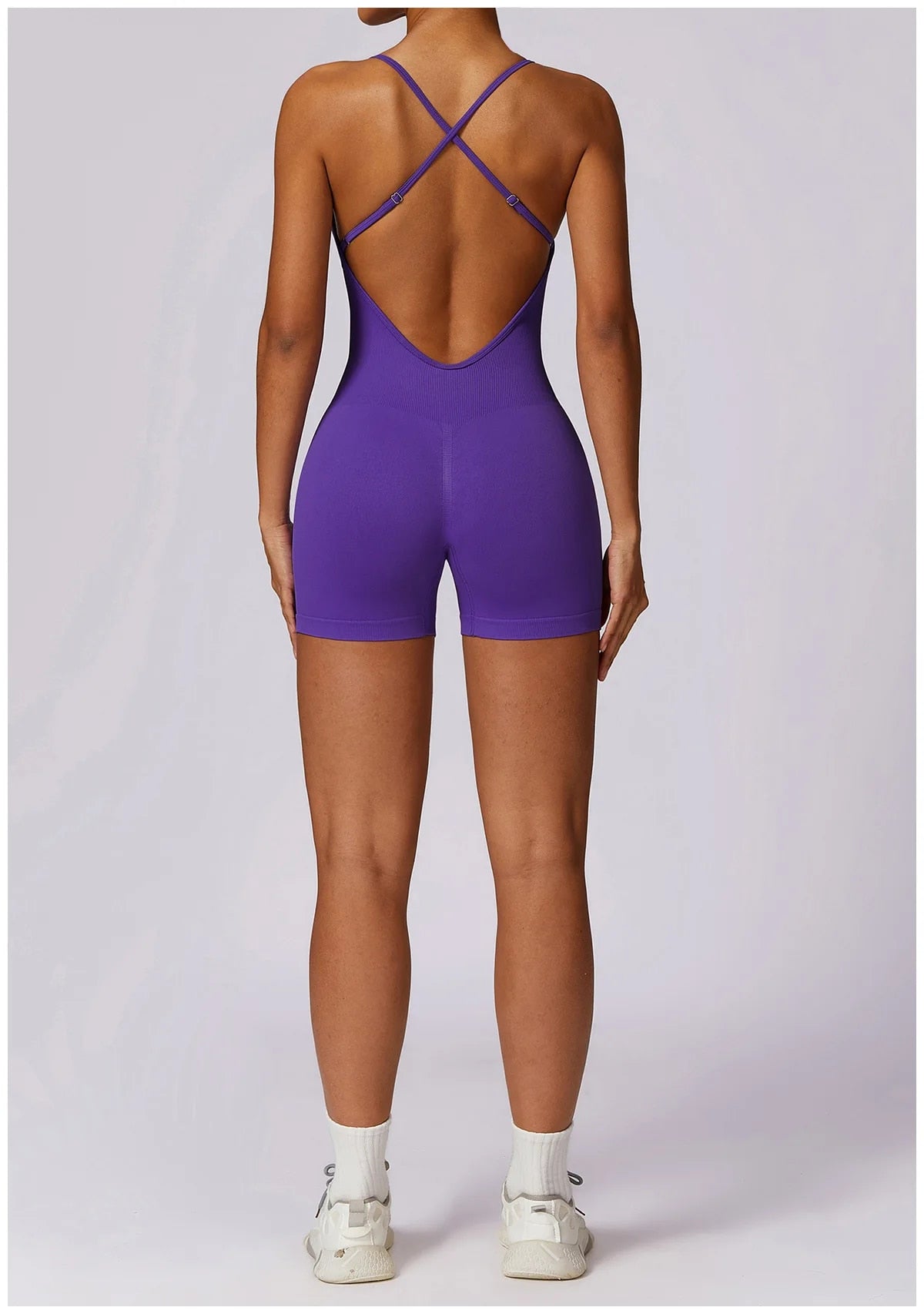 Seamless Scrunch Back Romper