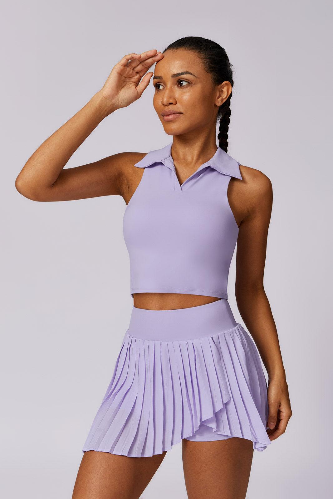 Daphne Crop Top - Porcelain White