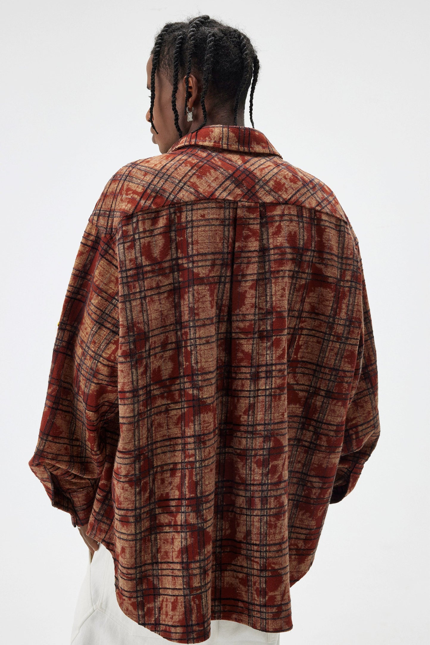 MEDM 플레이드 셔츠