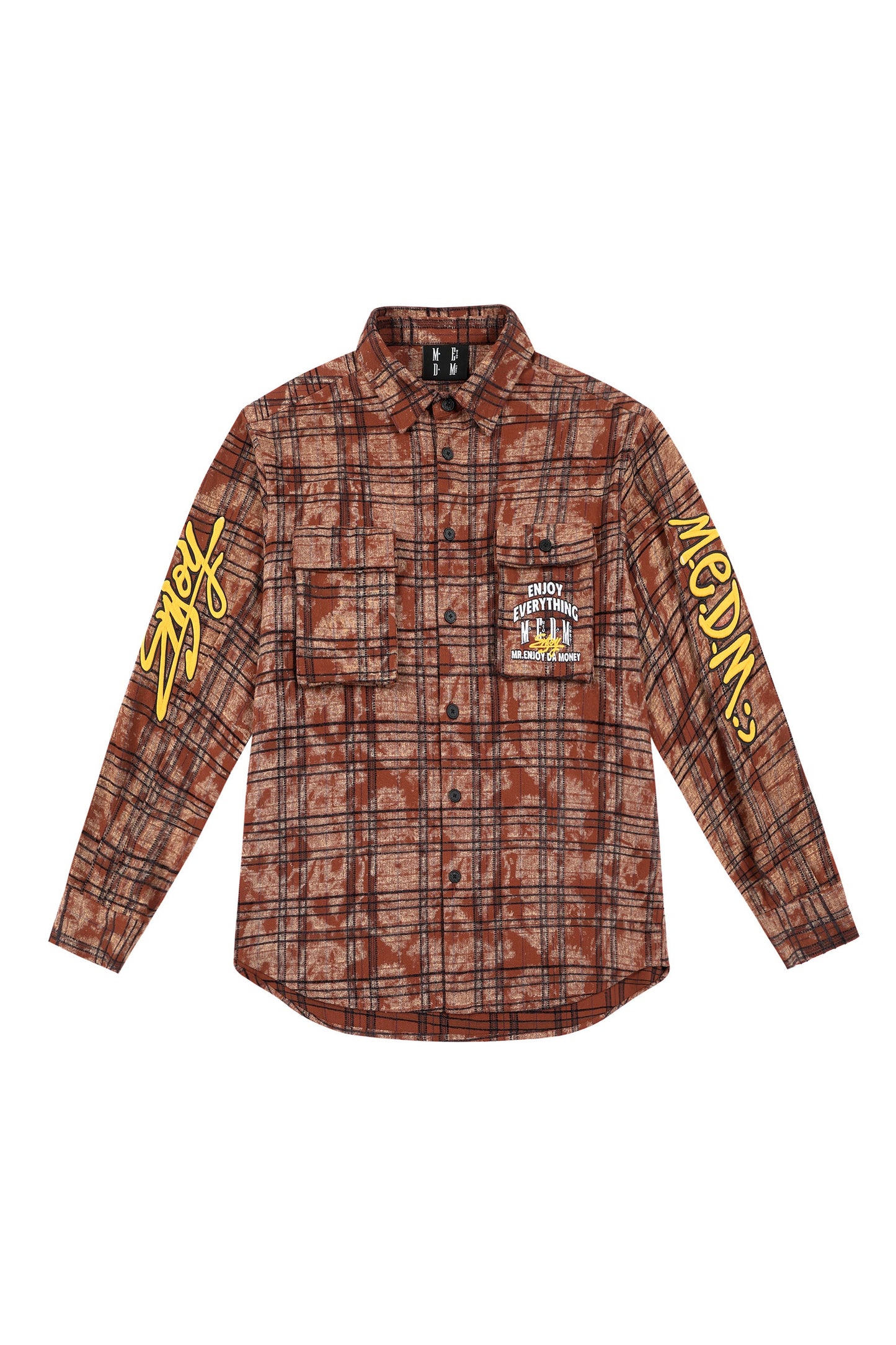 MEDM 플레이드 셔츠