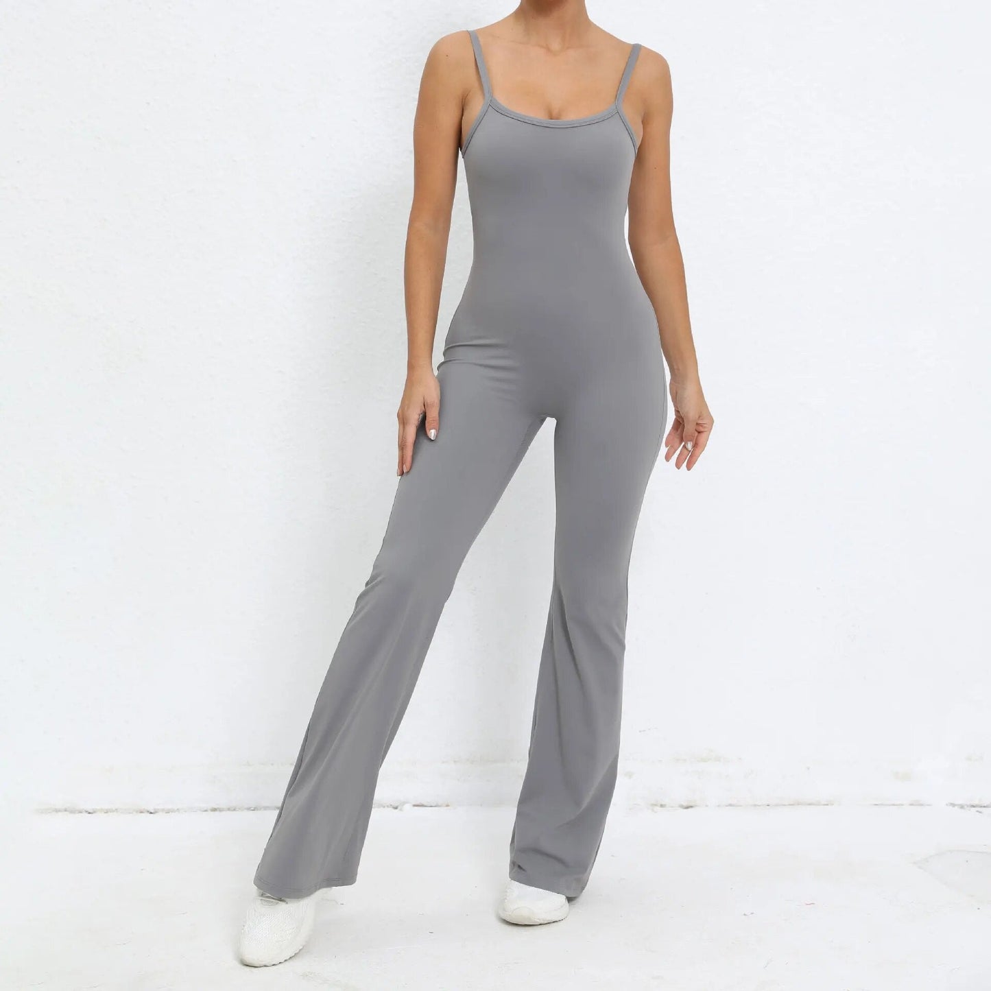 Essential Strappy Flared Jumpsuit