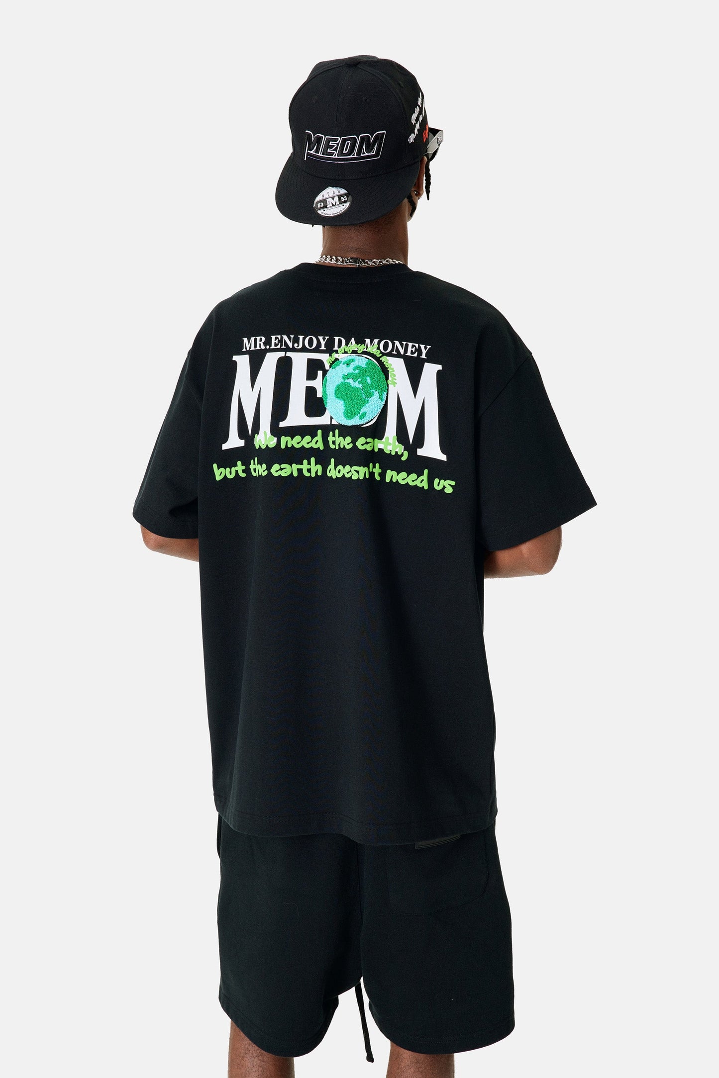 MEDM EARTH 로고 티셔츠 