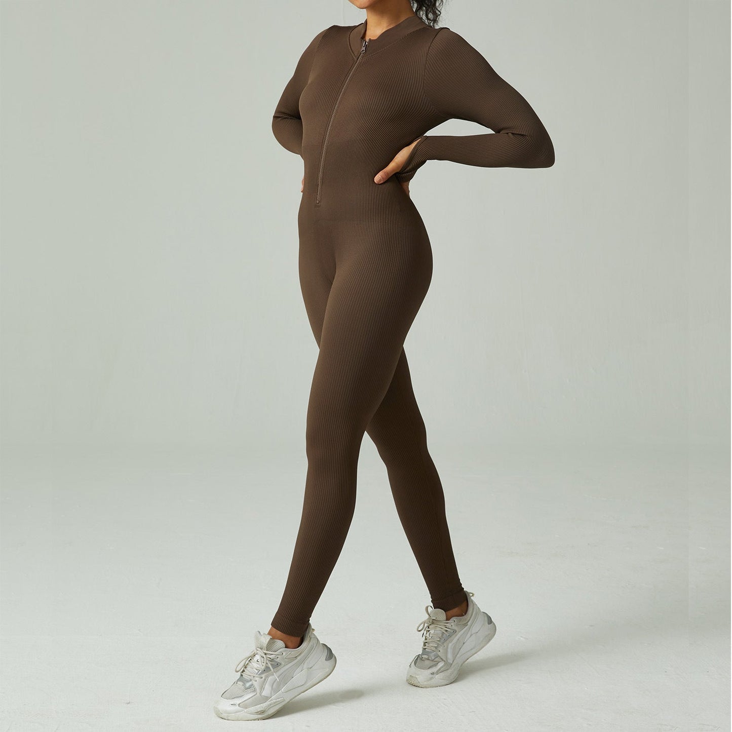 Viral Contour Ribbed Jumpsuit