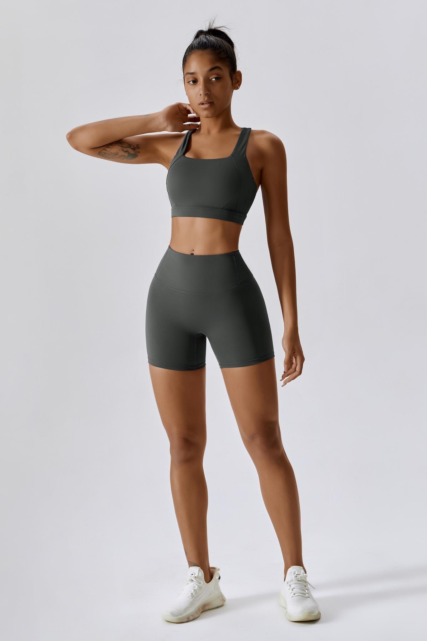 Flex 3-Piece Shorts Set - Charcoal