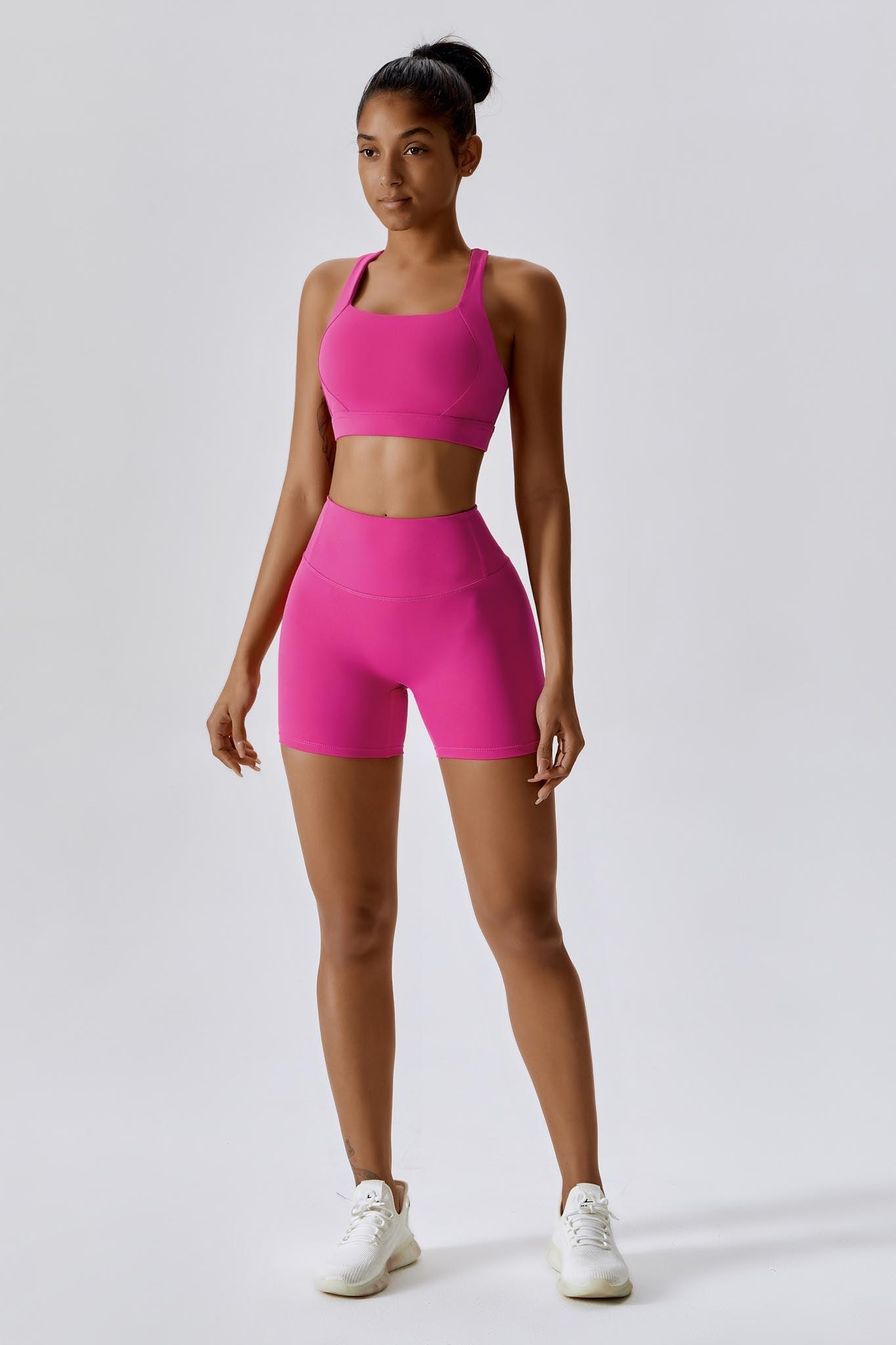 Flex 3-Piece Shorts Set - Magenta