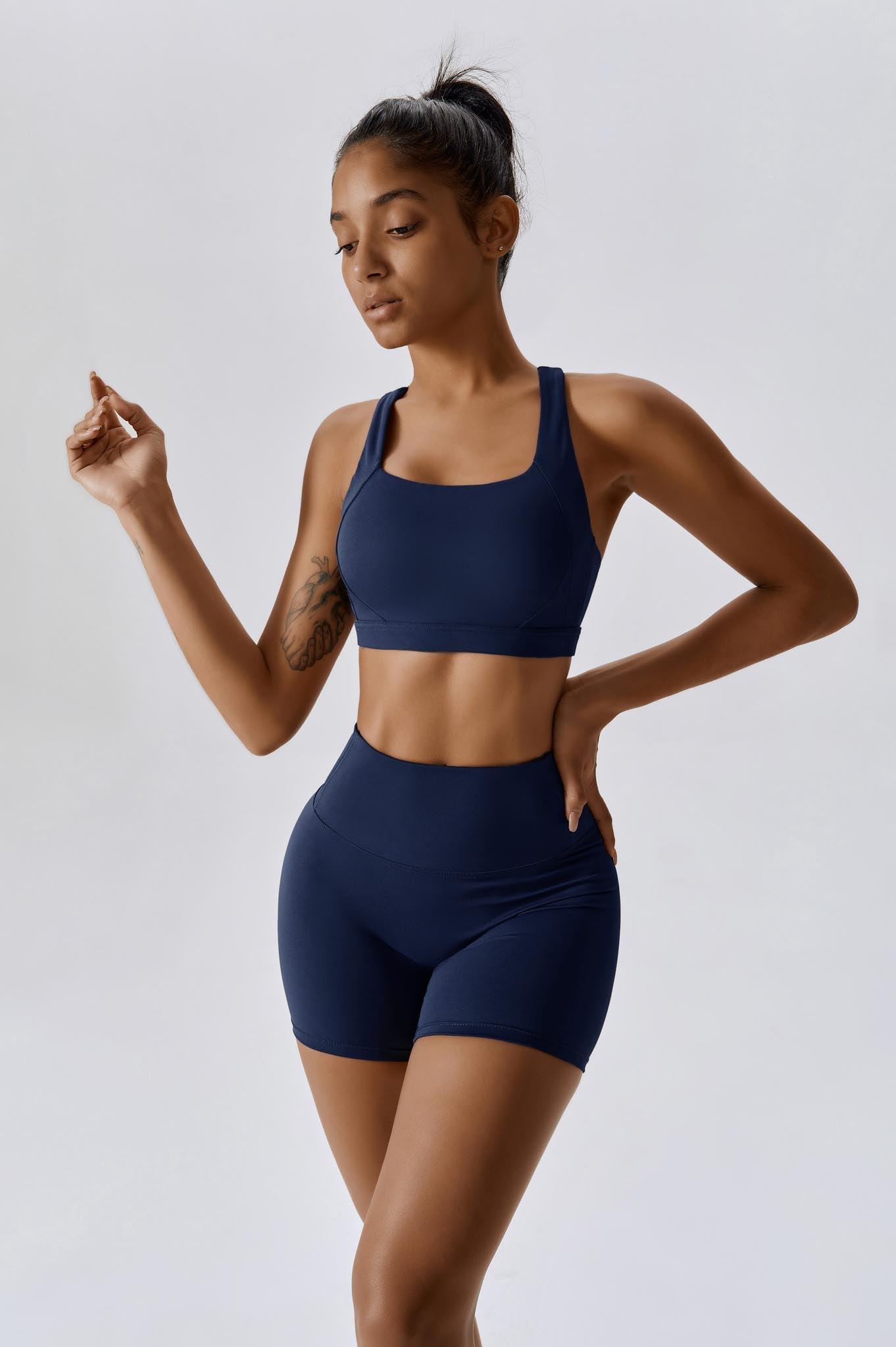 Flex Sports Bra - Navy