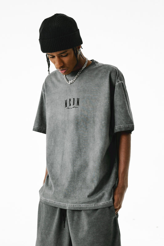 MEDM 워시드 티셔츠