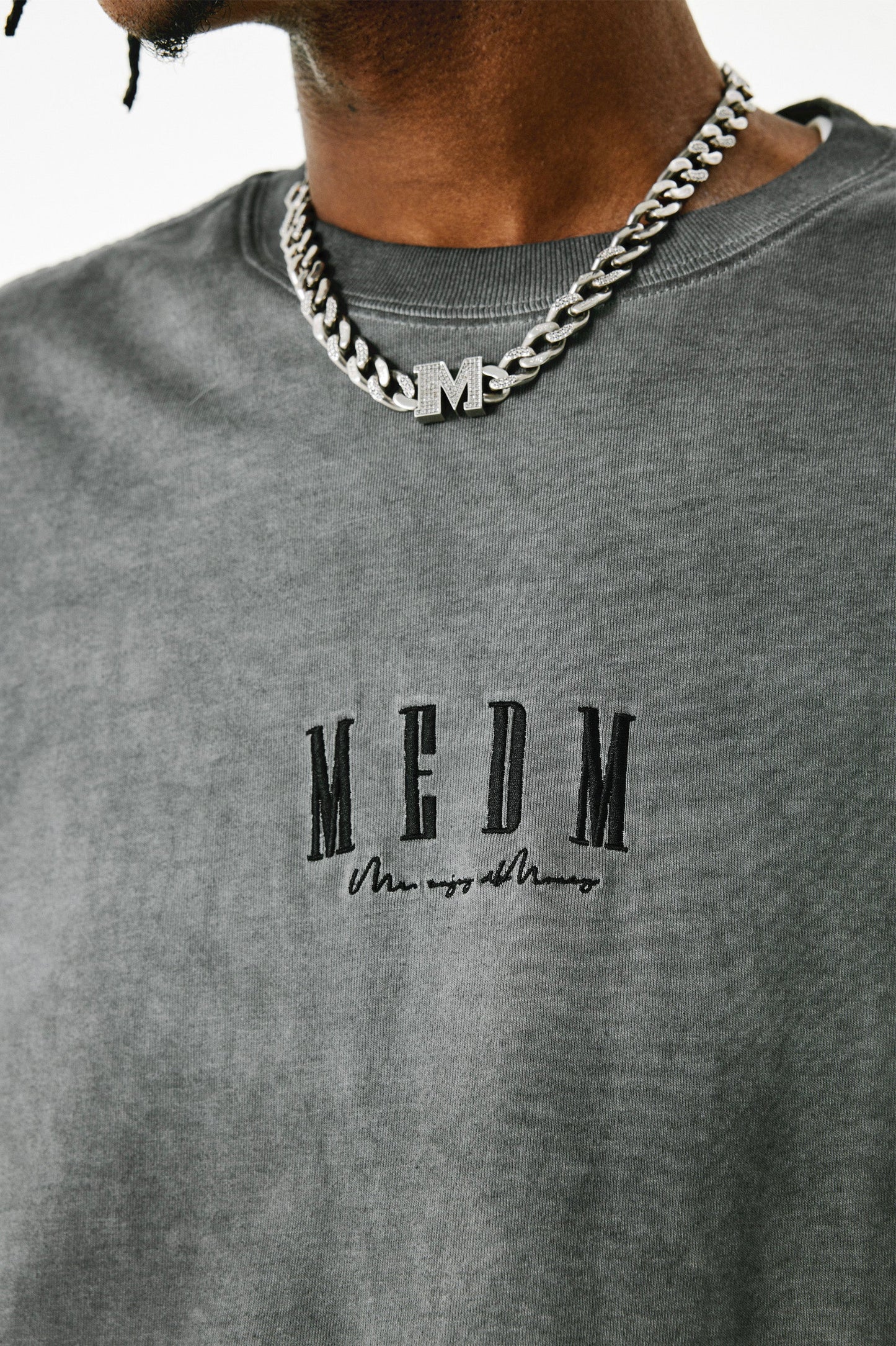 MEDM 워시드 티셔츠