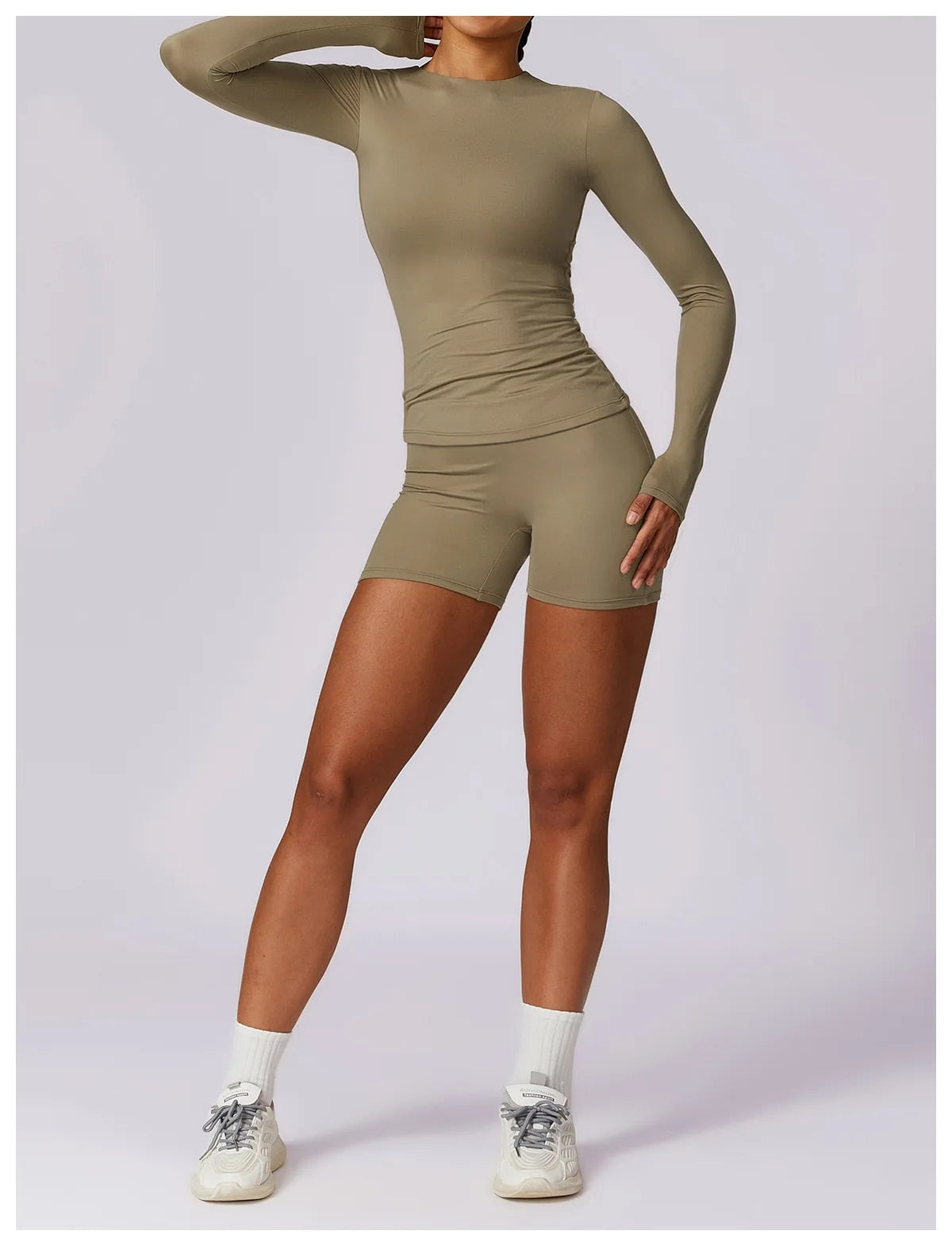 Second Skin Longsleeve & Shorts Set