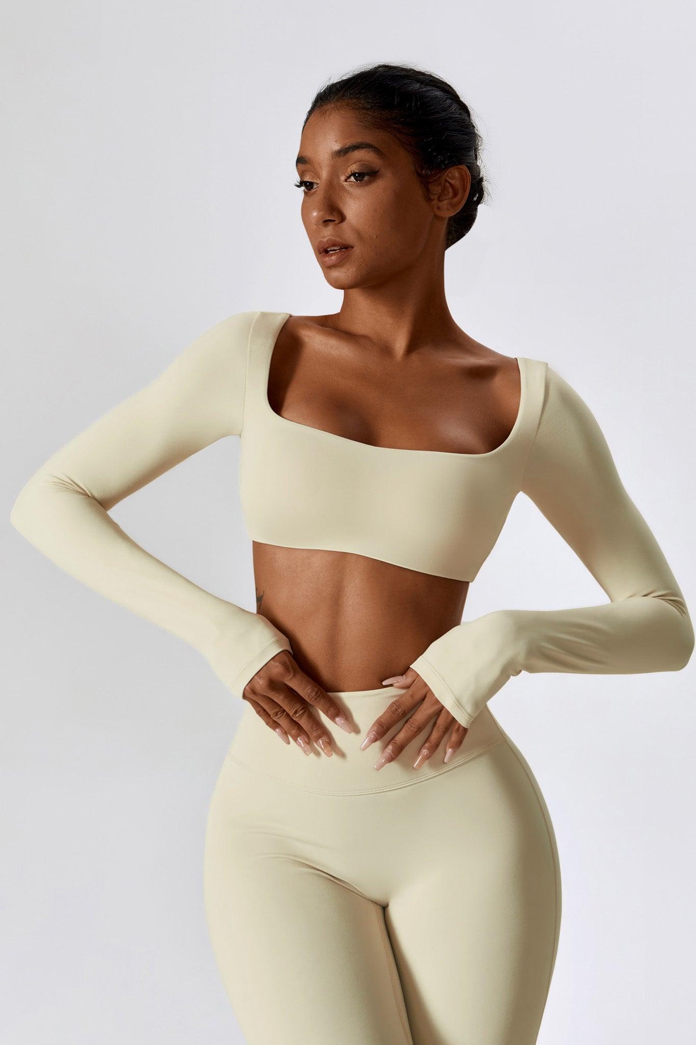 Haven Crop Top - Nude