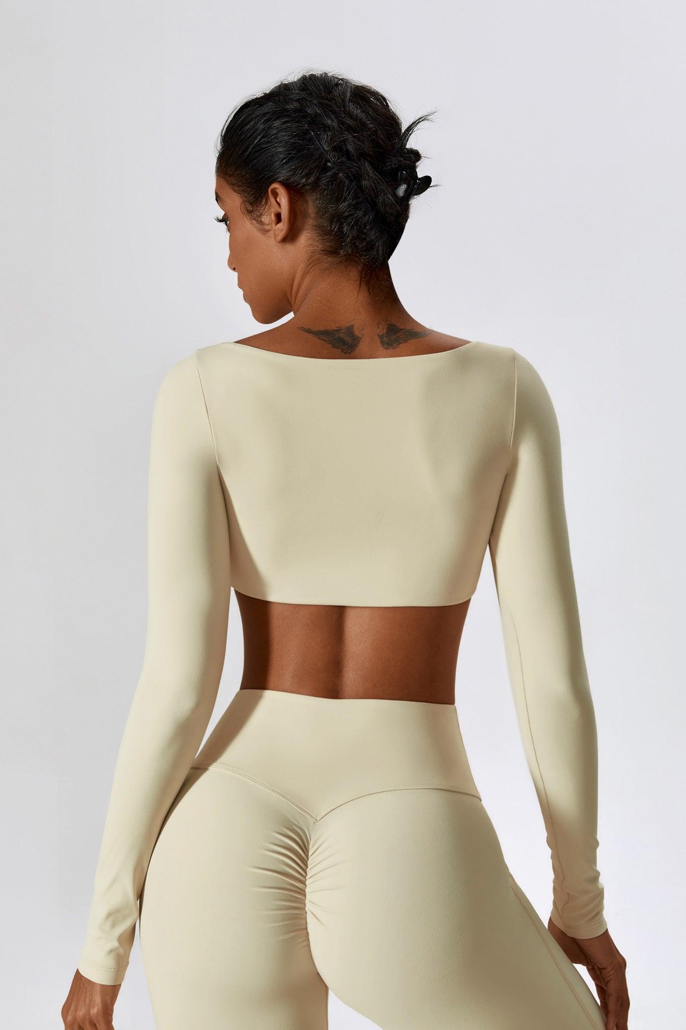 Haven Crop Top - Nude