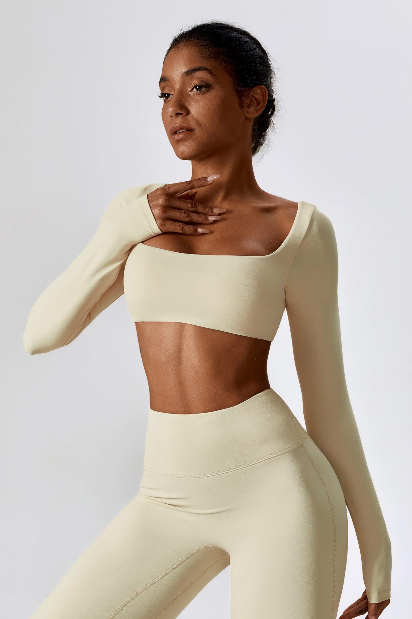 Haven Crop Top - Nude