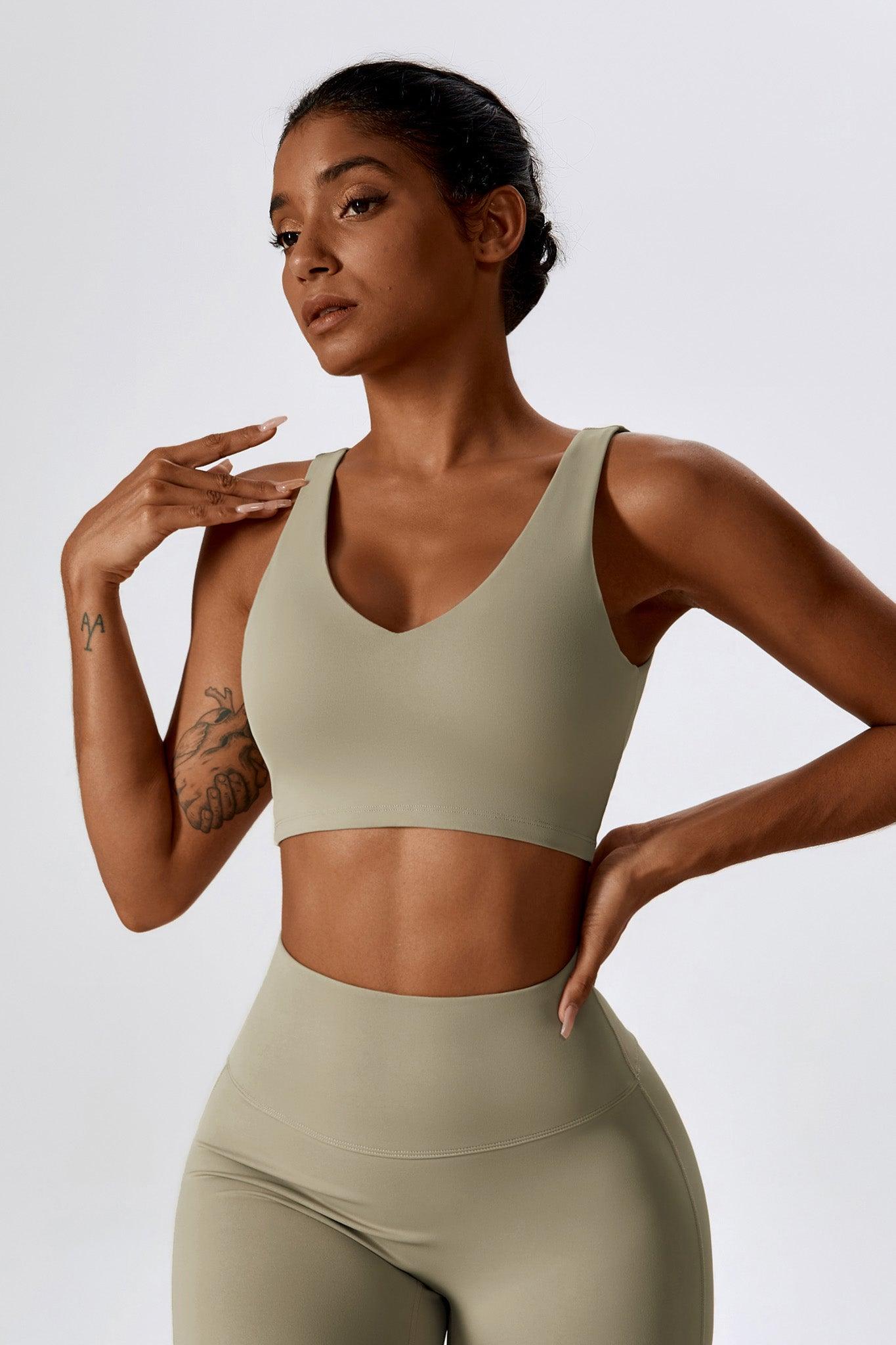 Haven Minimalistic Sports Bra - Cream