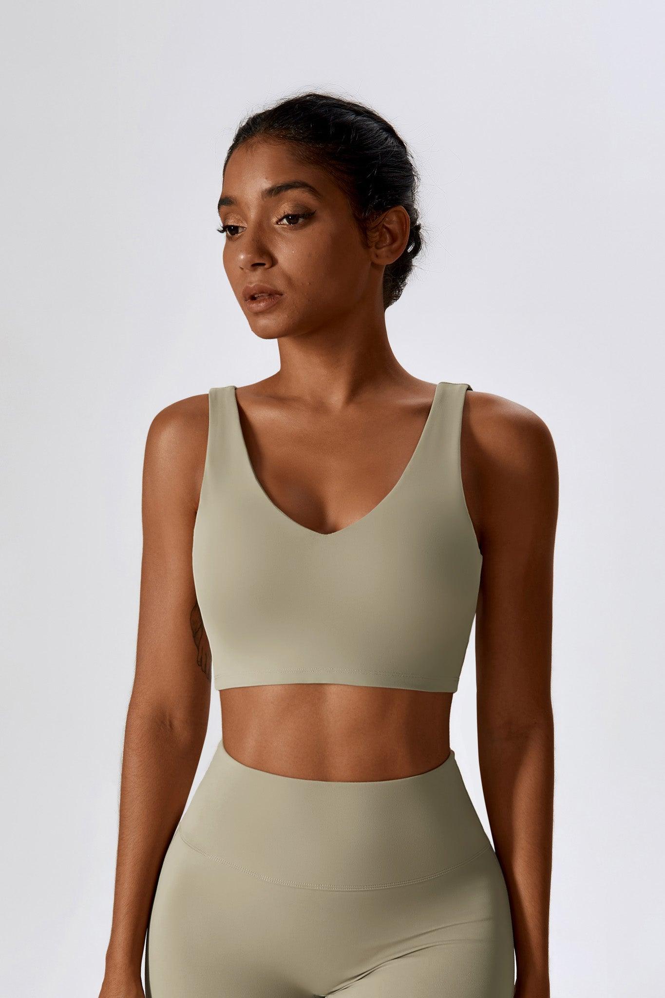 Haven Minimalistic Sports Bra - Cream