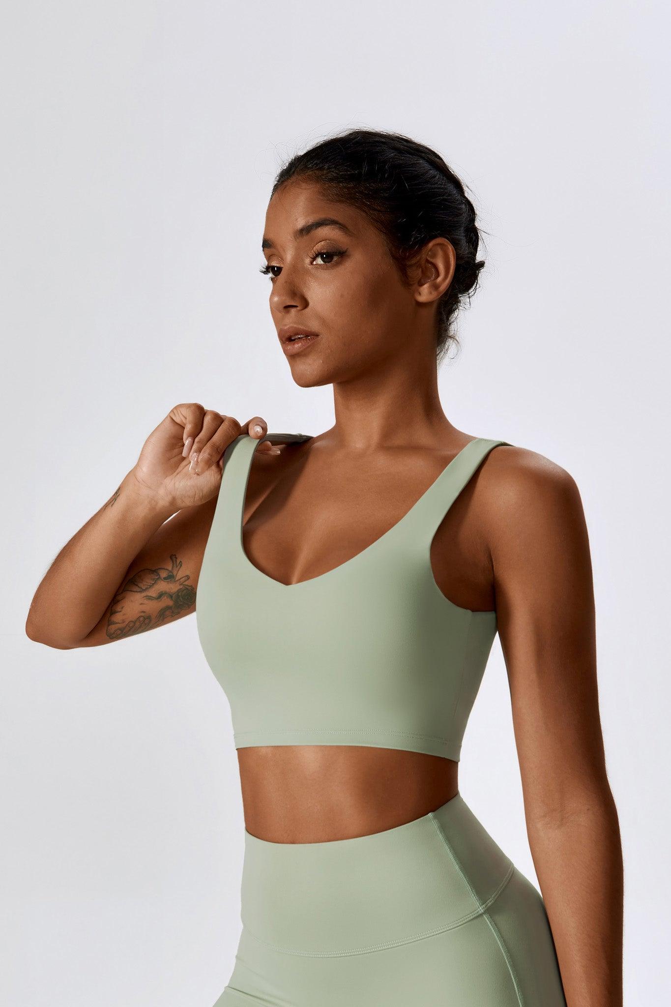 Haven Minimalistic Sports Bra - Cream