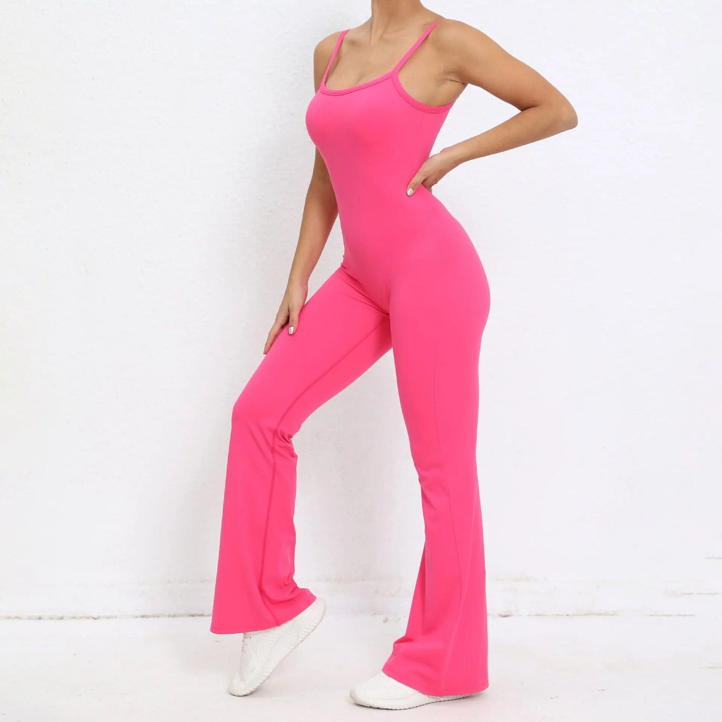 Essential Strappy Flared Jumpsuit