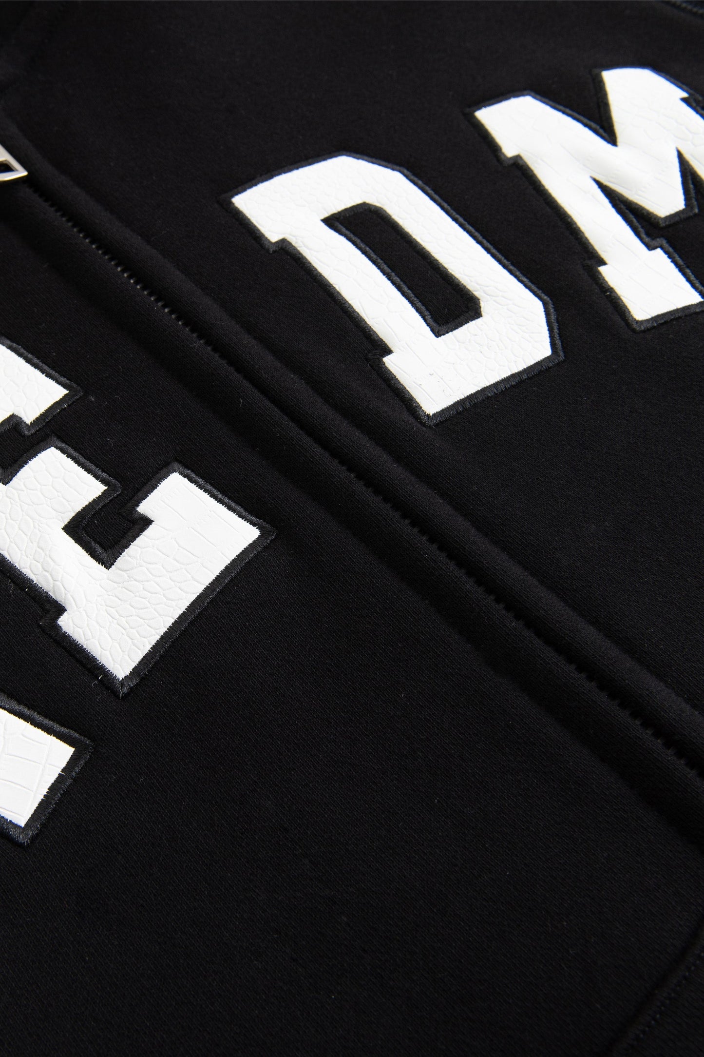 MEDM 스네이크 가죽 로고 후디