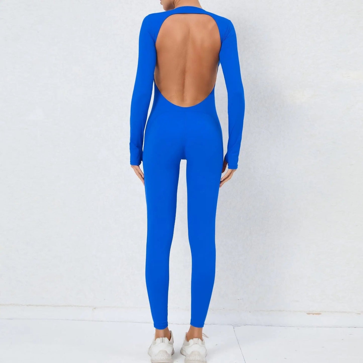 Essential Longsleeve Backless Jumpsuit