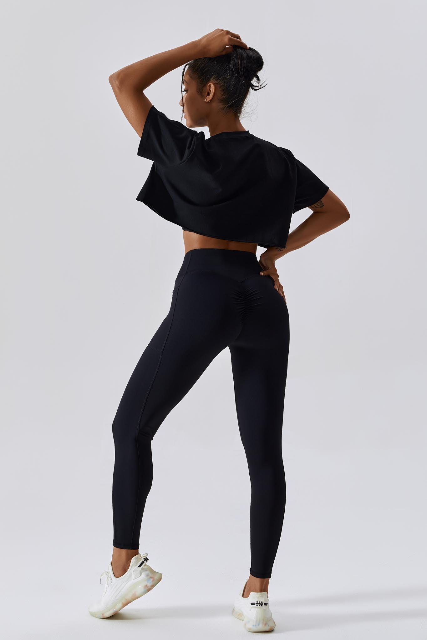 Impulse Crop Top - Black