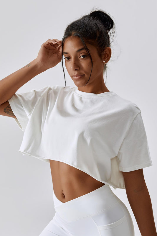 Impulse Crop Top - White