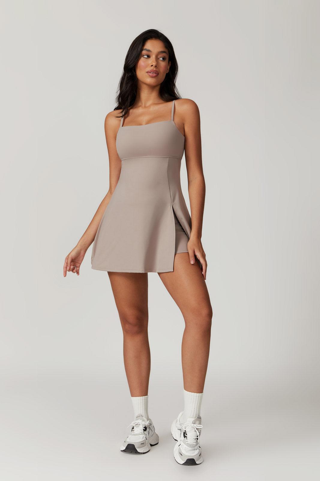 Katerina Mini Dress - Nude