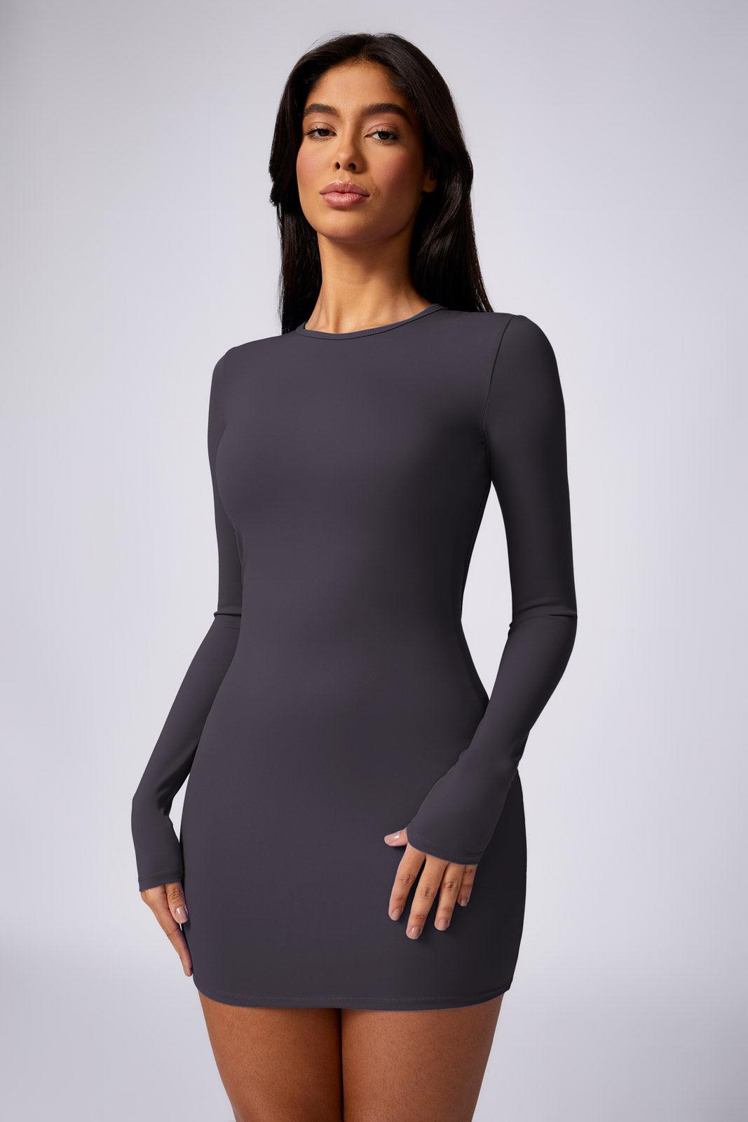 Kennedy Mini Dress - Charcoal