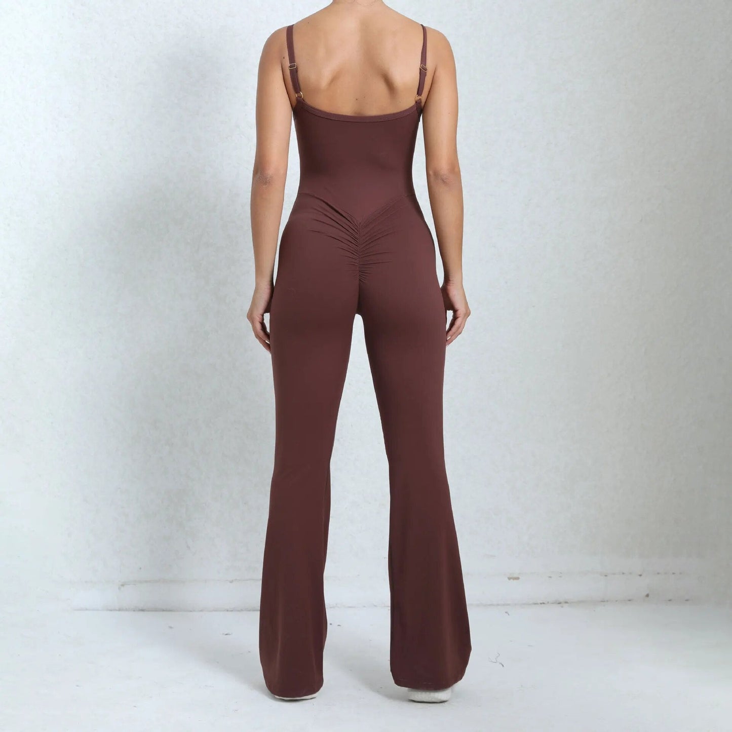 Essential Strappy Flared Jumpsuit