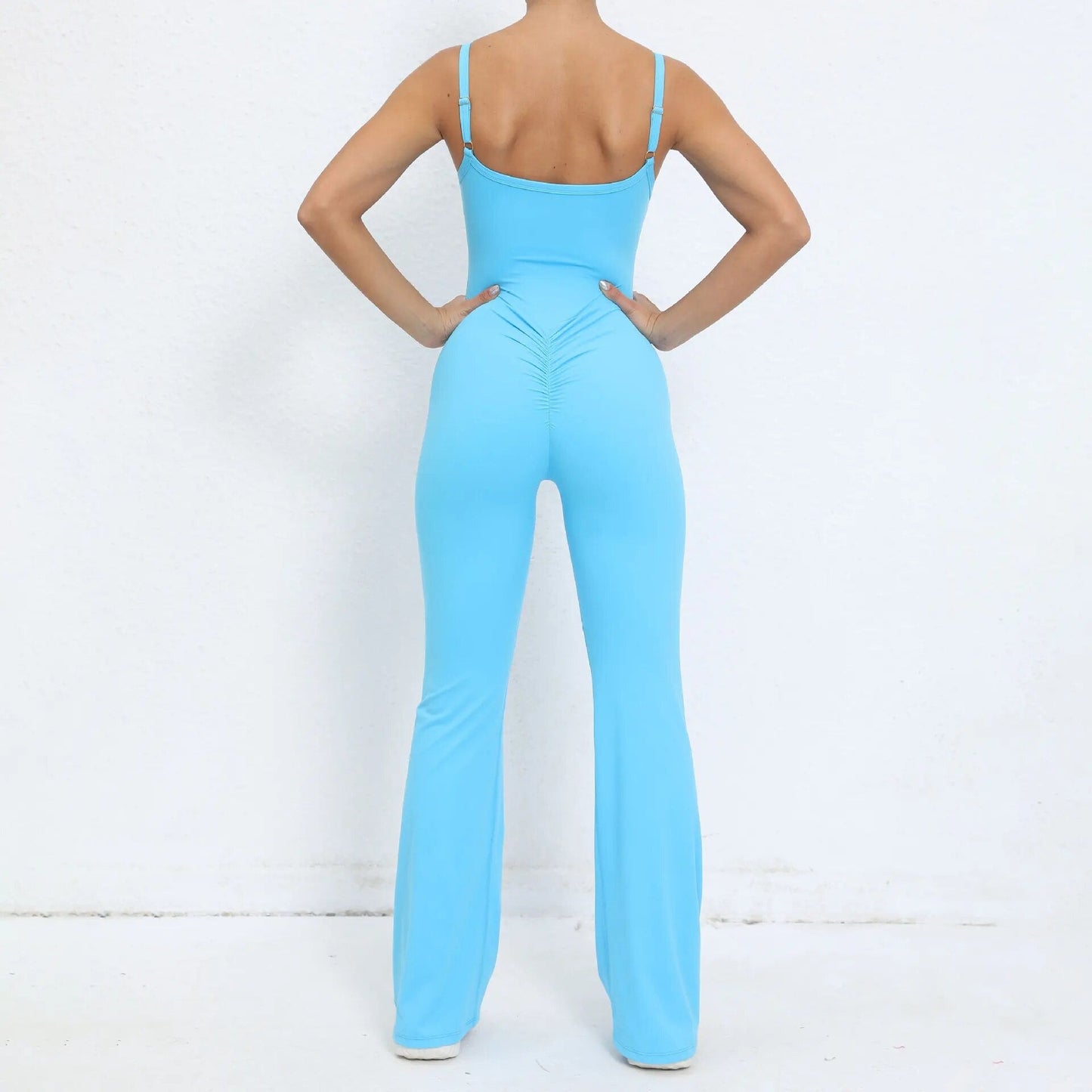 Essential Strappy Flared Jumpsuit