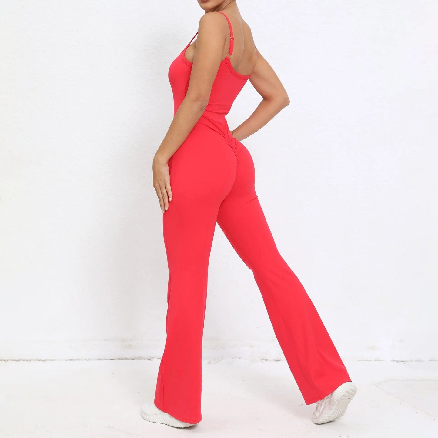 Essential Strappy Flared Jumpsuit