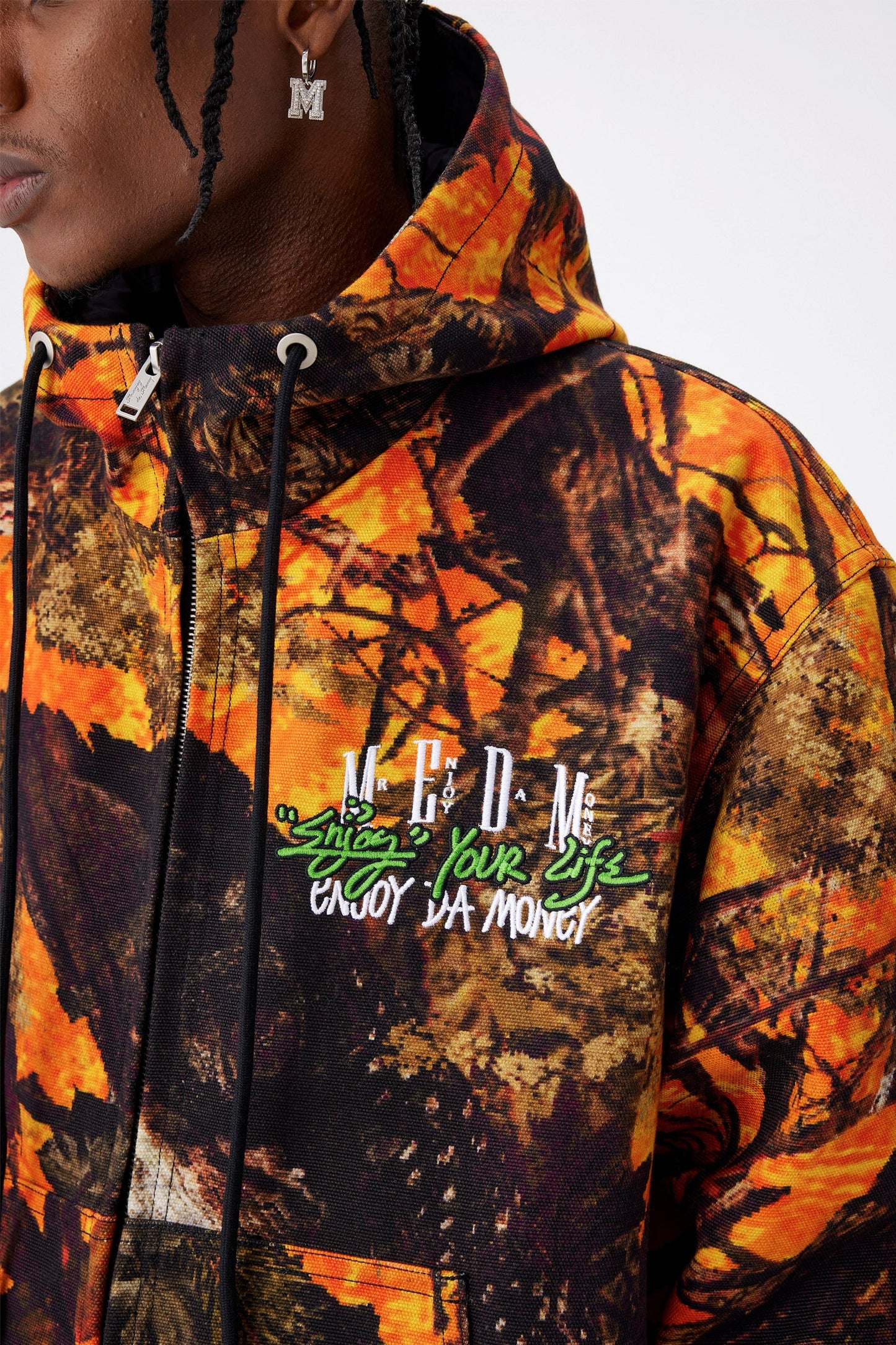 MEDM 카모 디트로이트 지퍼 재킷