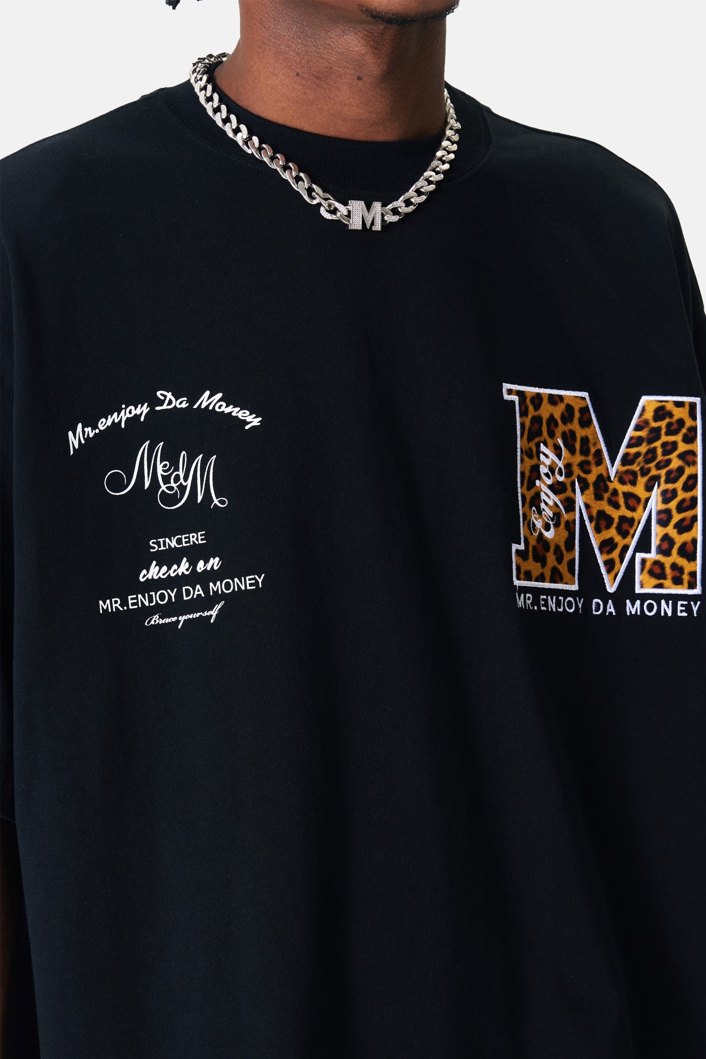 MEDM 레오파드 티셔츠 