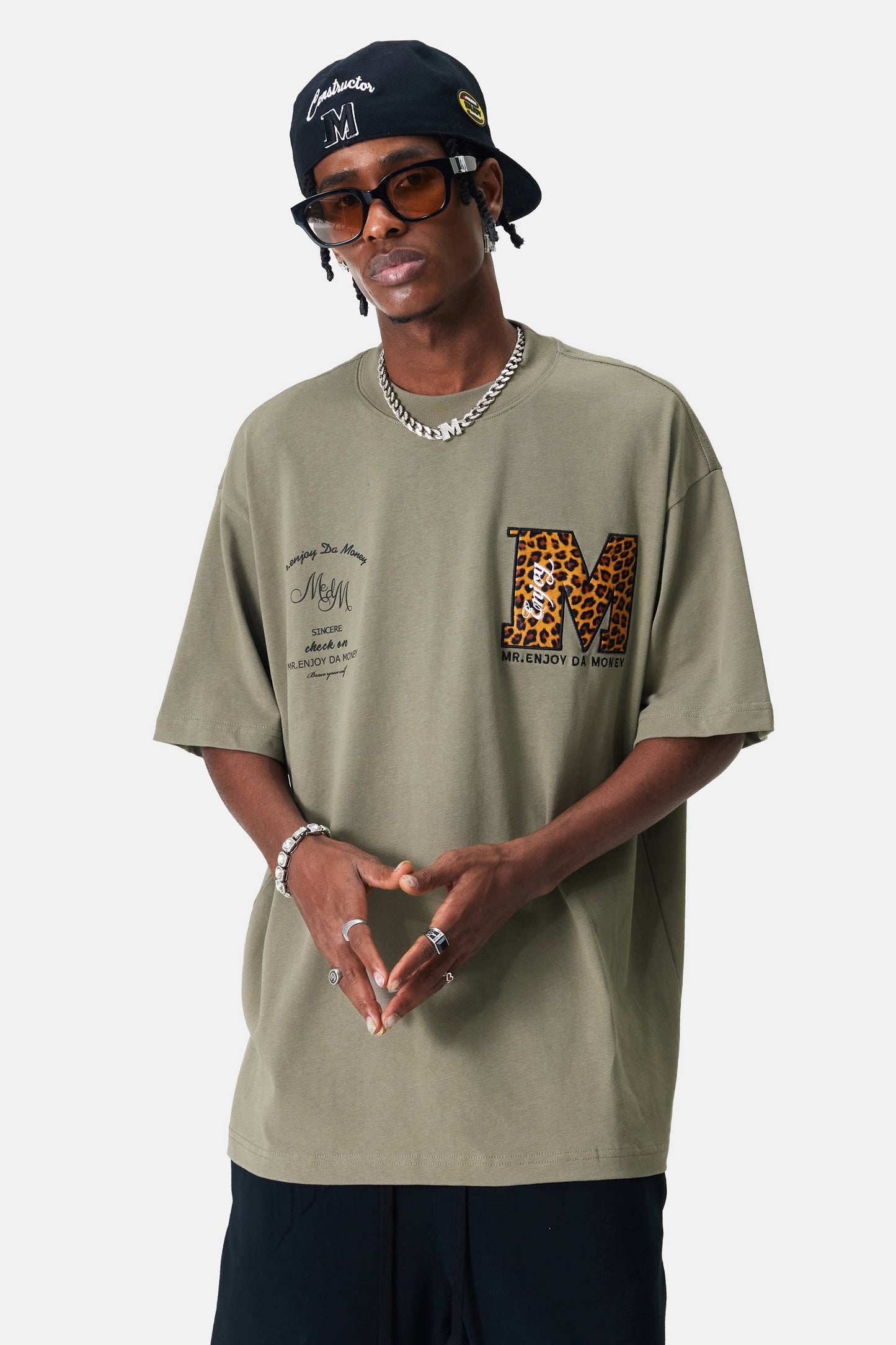 MEDM 레오파드 티셔츠 