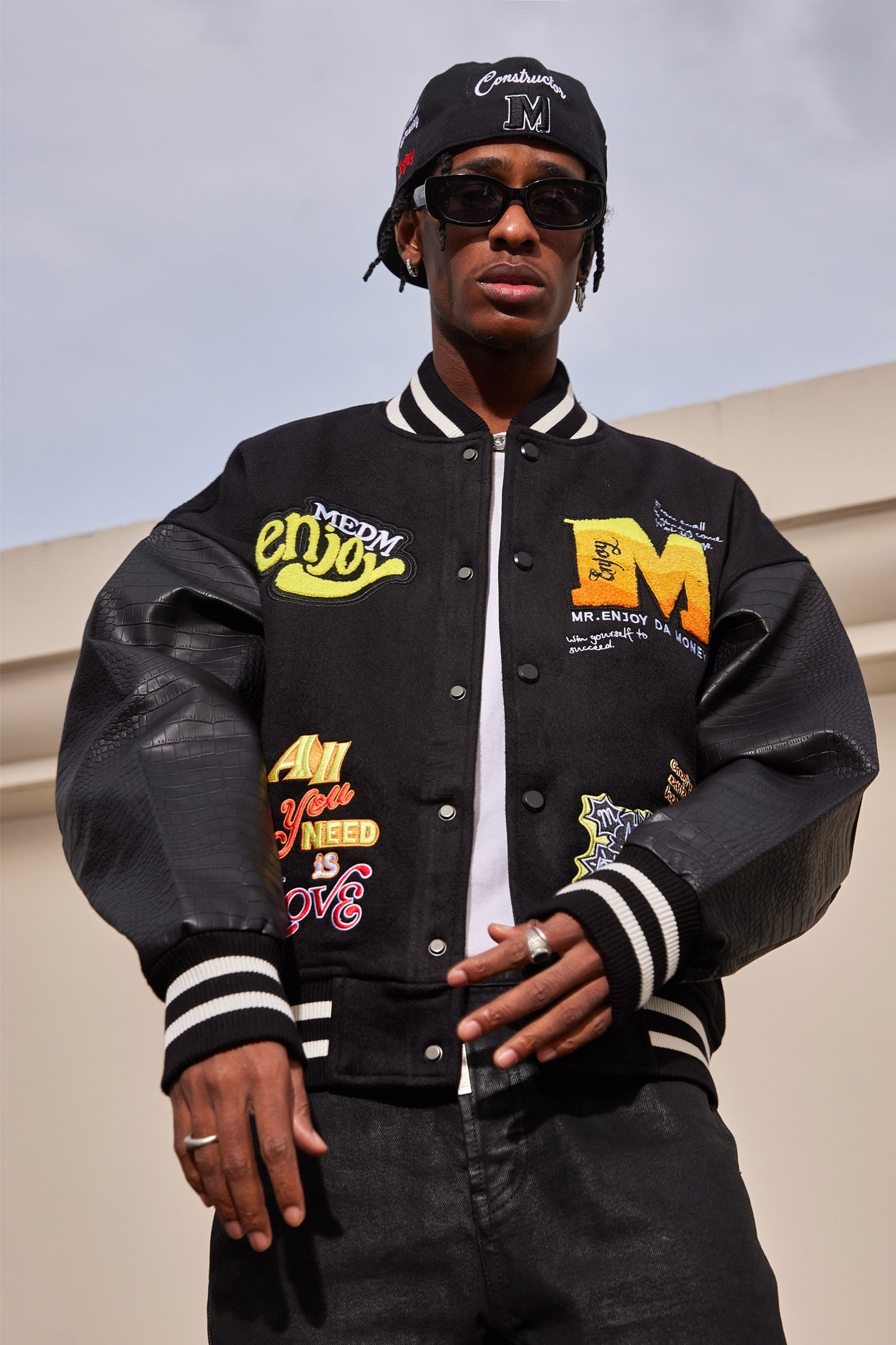 MEDM 바시티 재킷