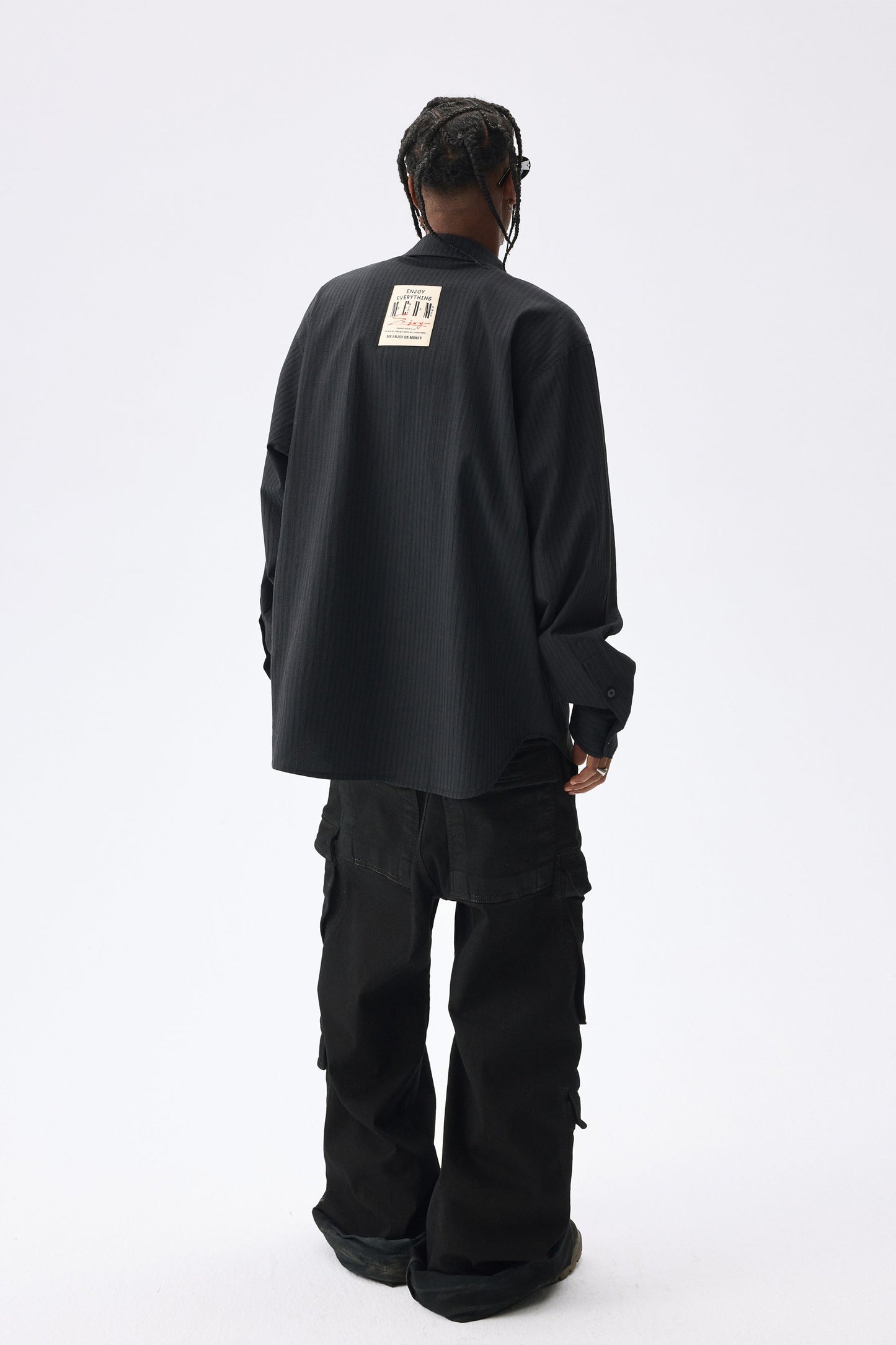 MEDM 레터 자수 셔츠