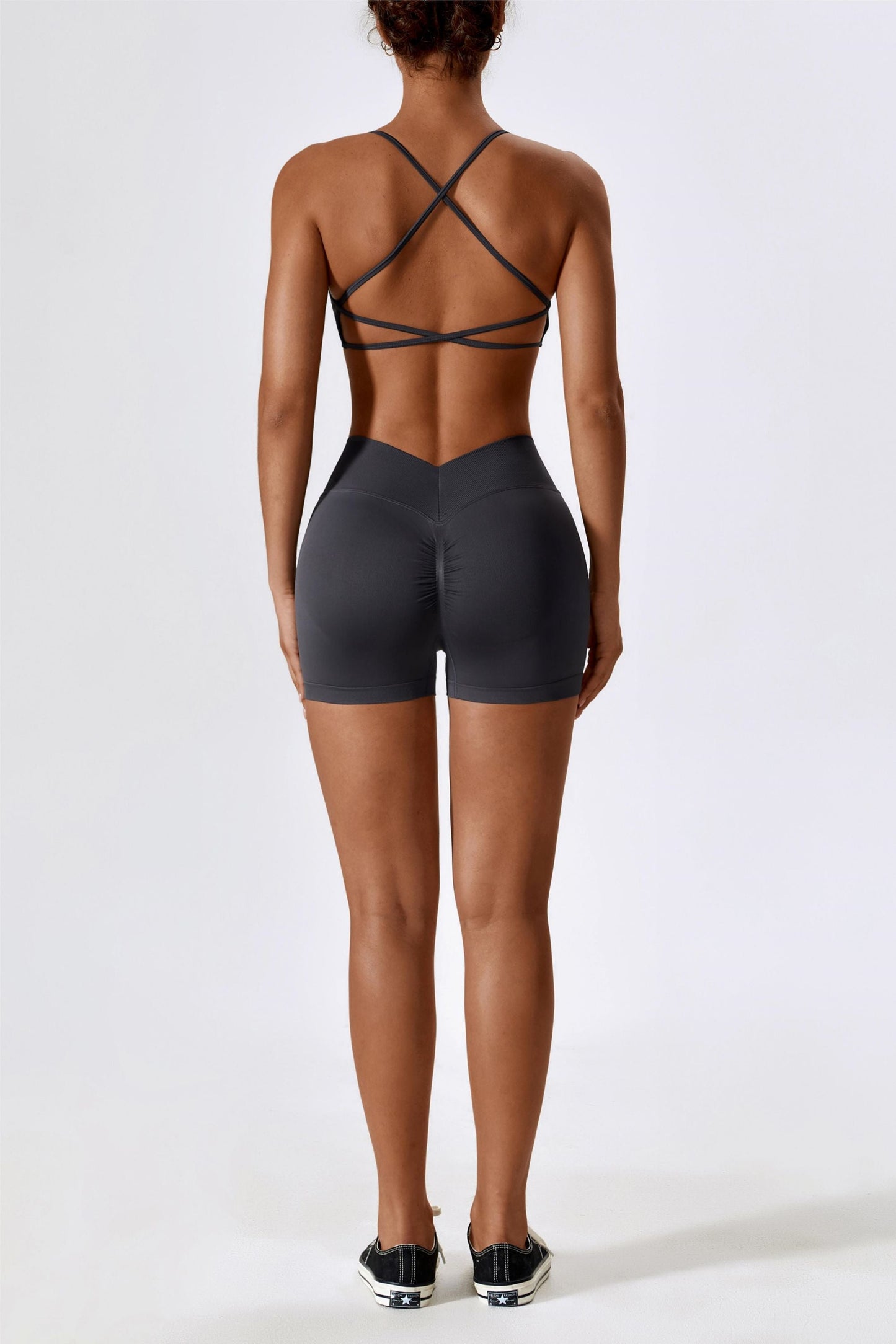 V-Back Seamless Scrunch Butt Shorts