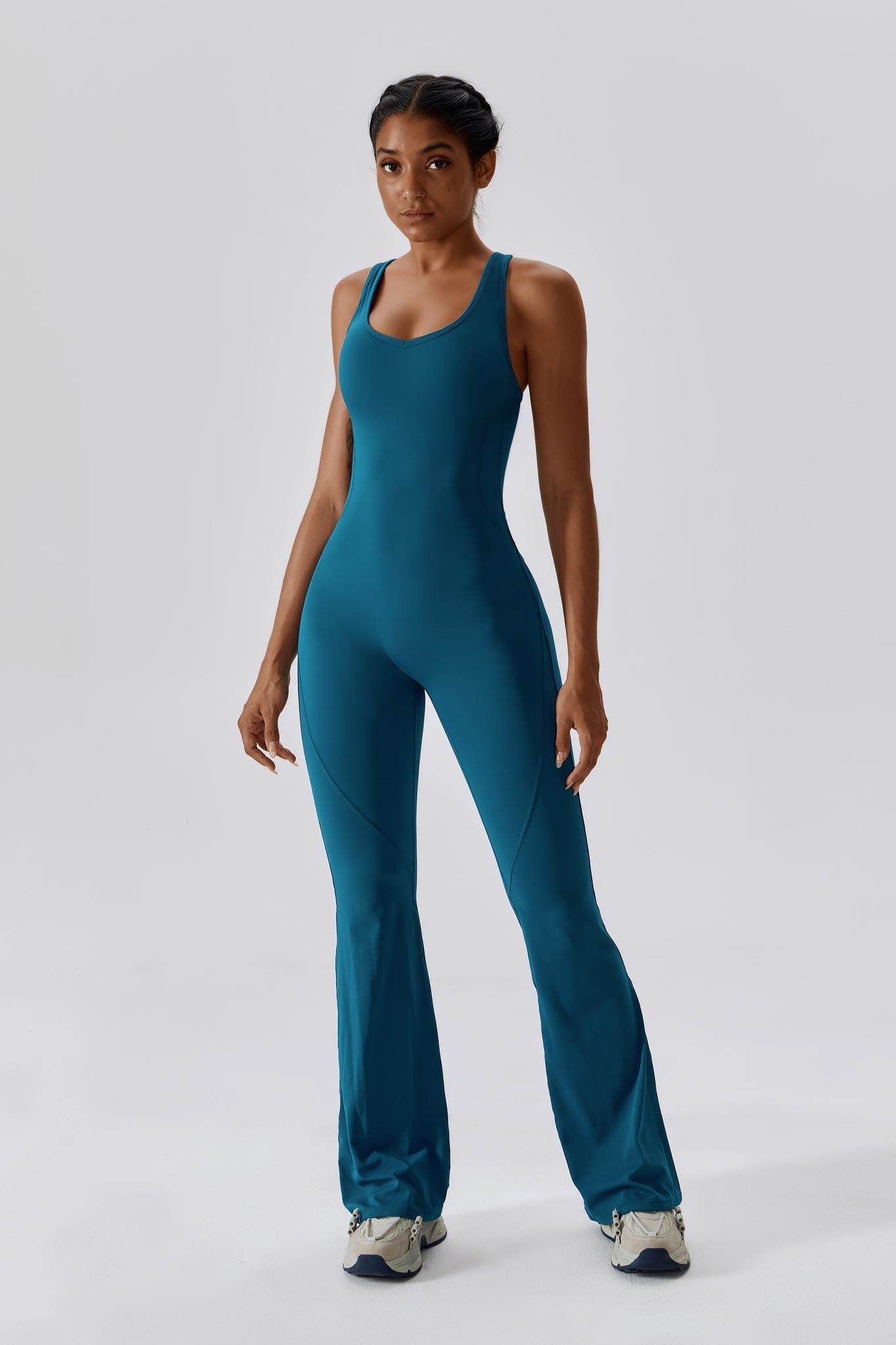 Maya Jumpsuit - Peacock Blue