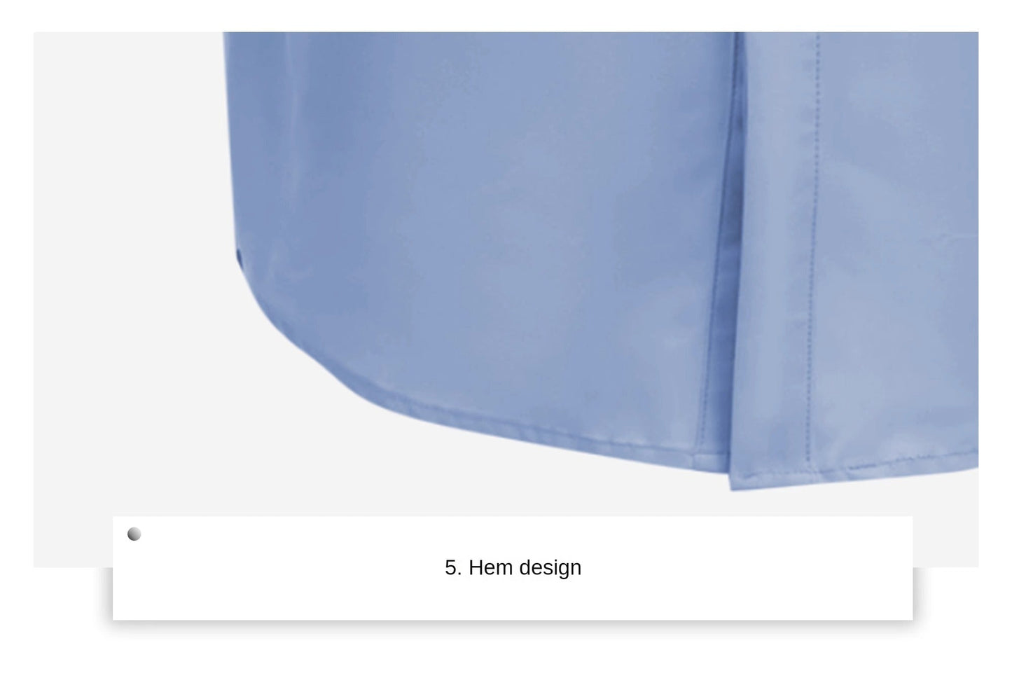 Minimalist Double Layer Collar Short Sleeve Shirt Loose Fit Metal Accents