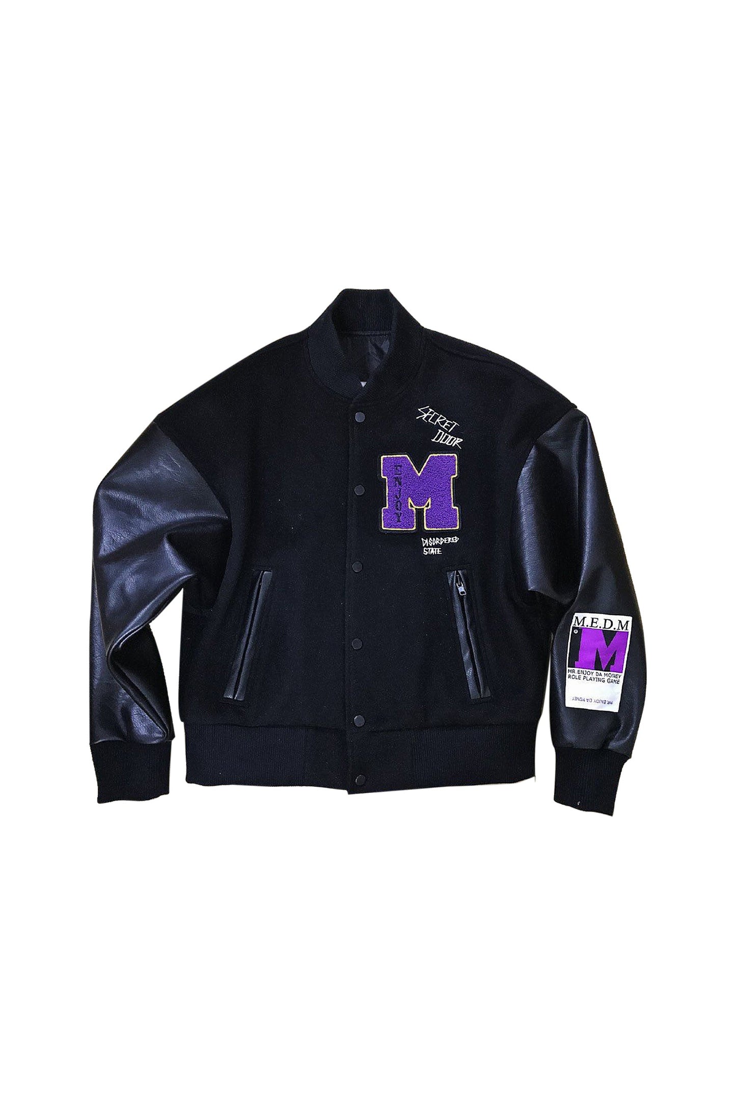 MEDM 자수 패치 재킷