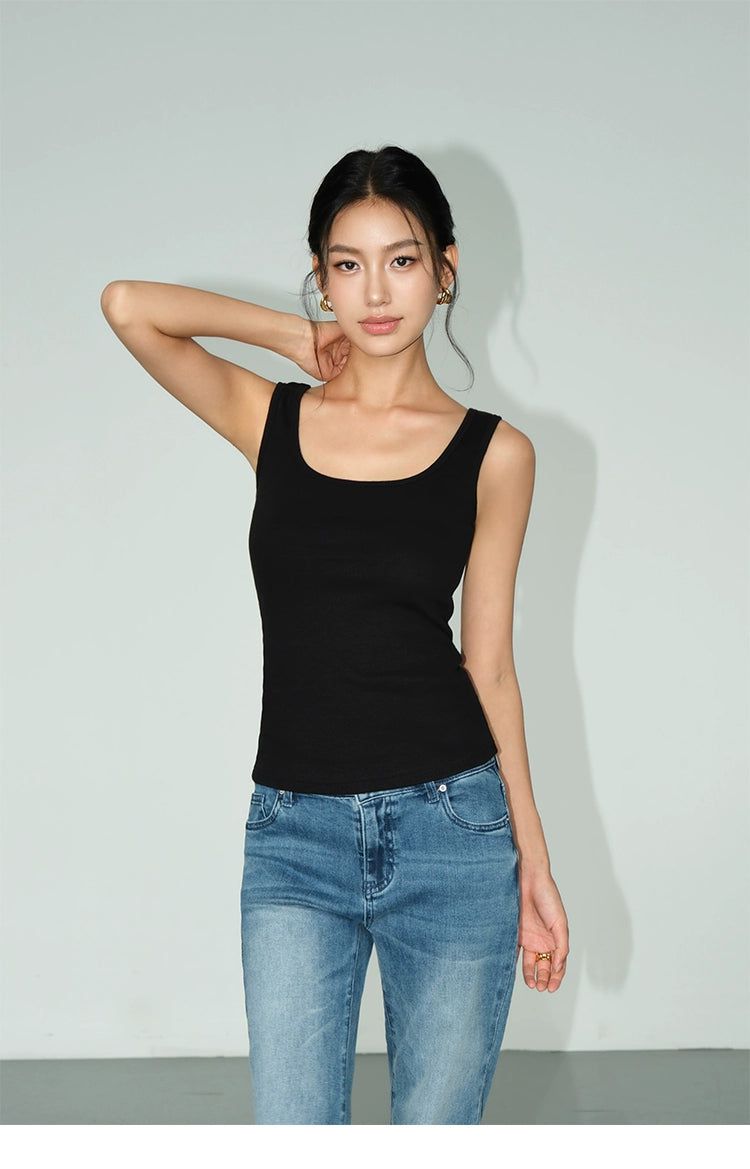 Neva Square Neck Knitted Camisole