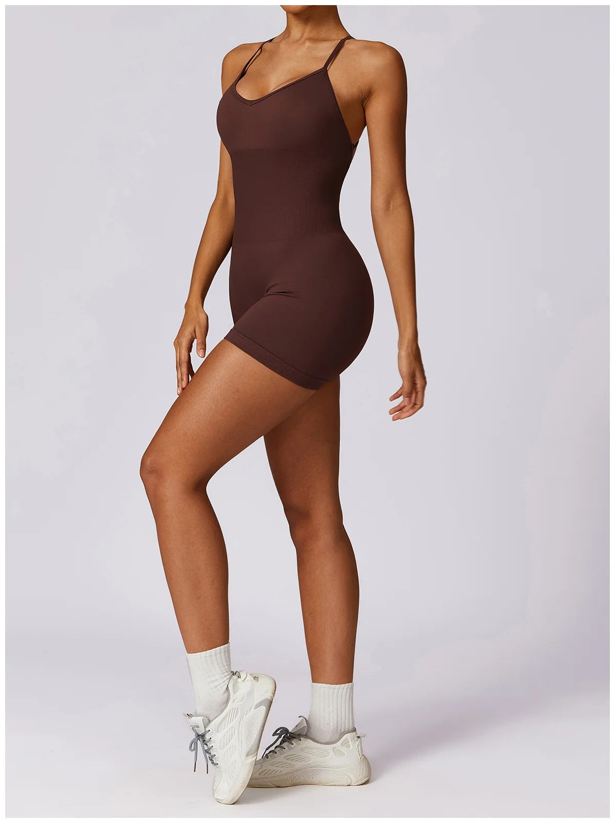 Seamless Scrunch Back Romper