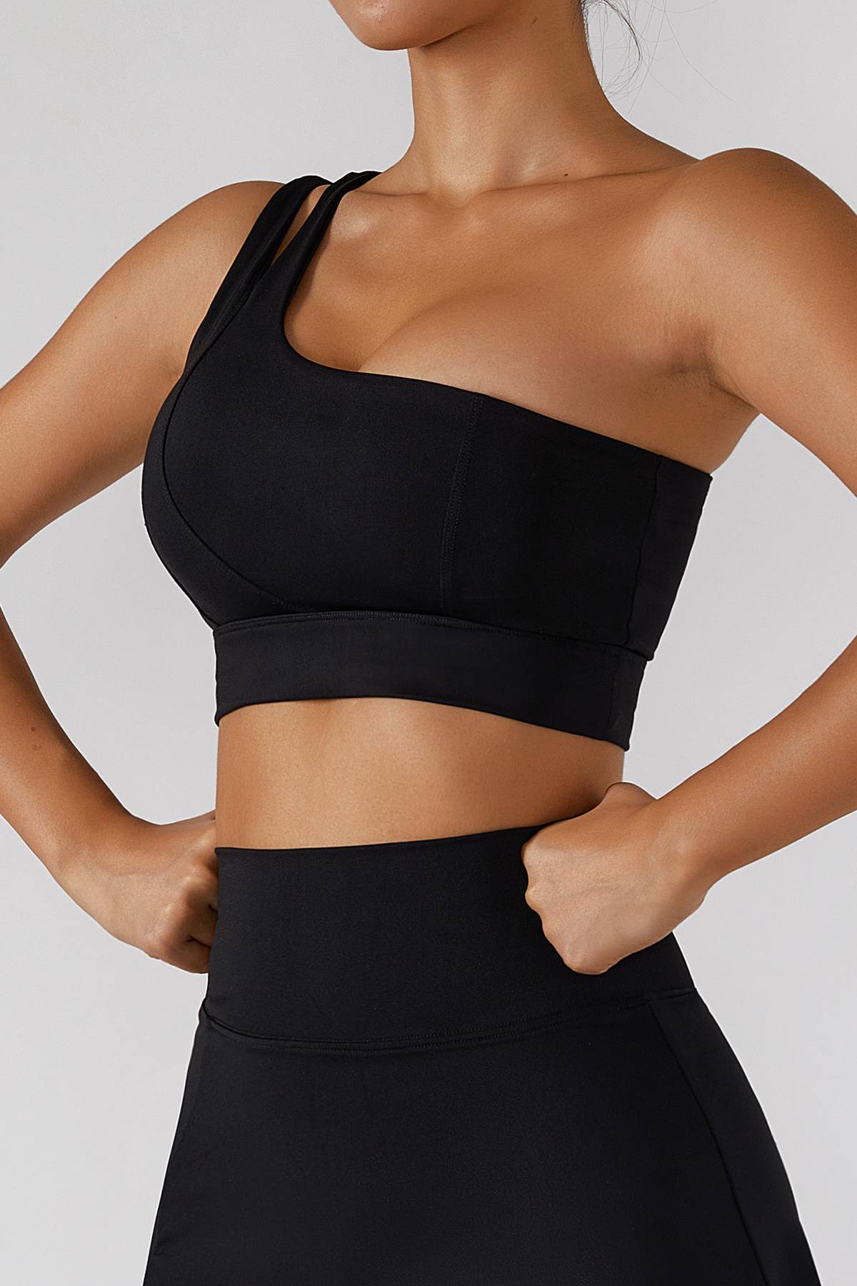 One Shoulder Sports Bra