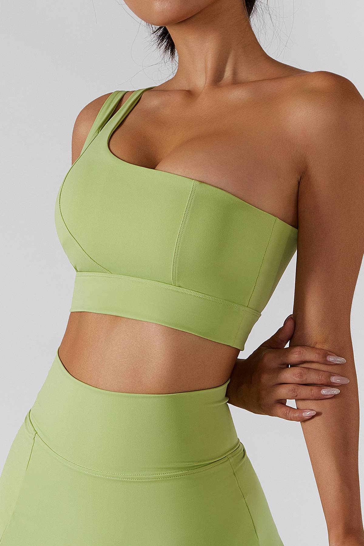 One Shoulder Sports Bra